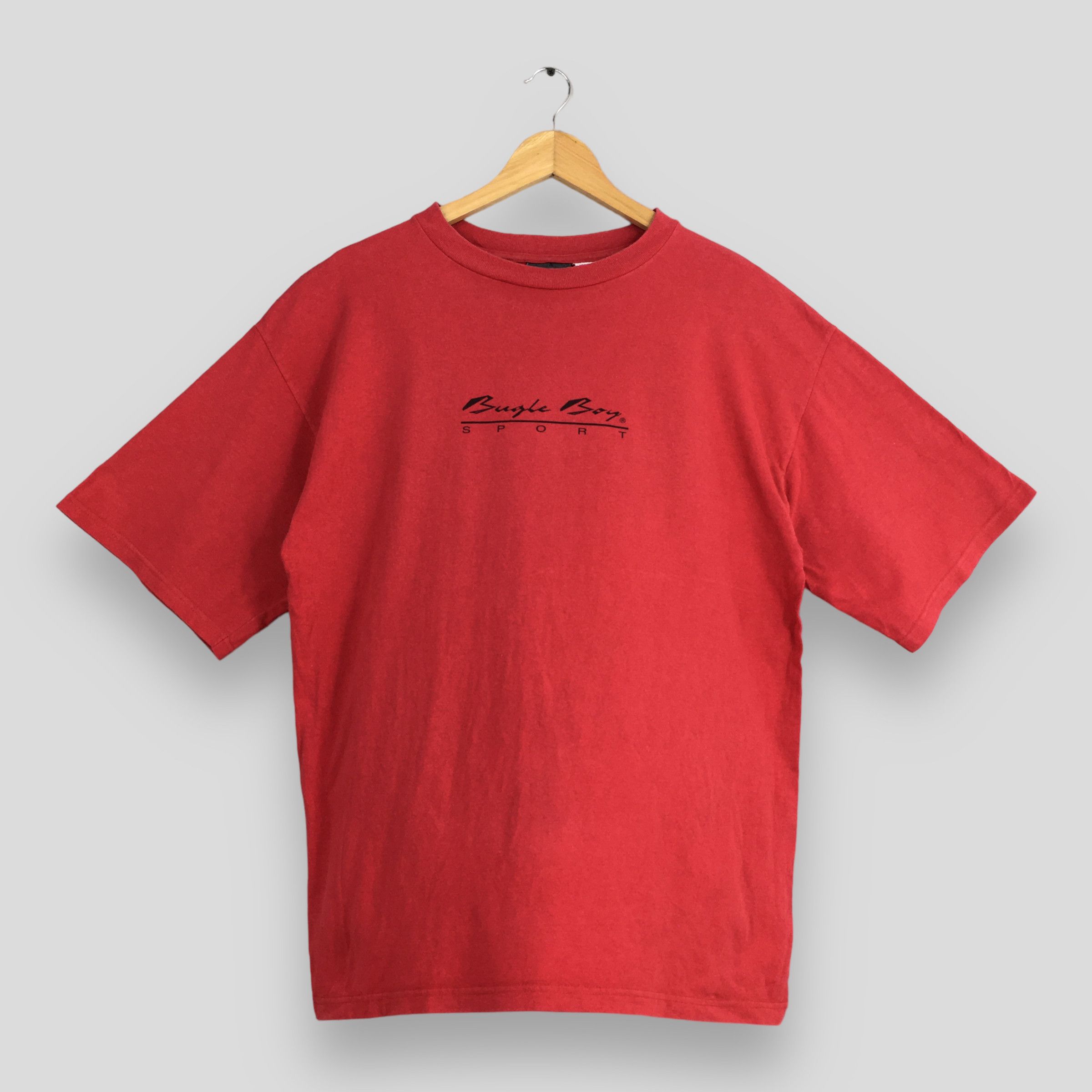 Bugle Boy VIntage 90's Bugle Boy Sailing Sport Usa Red T shirt Large Size US L / EU 52-54 / 3 - 1 Thumbnail