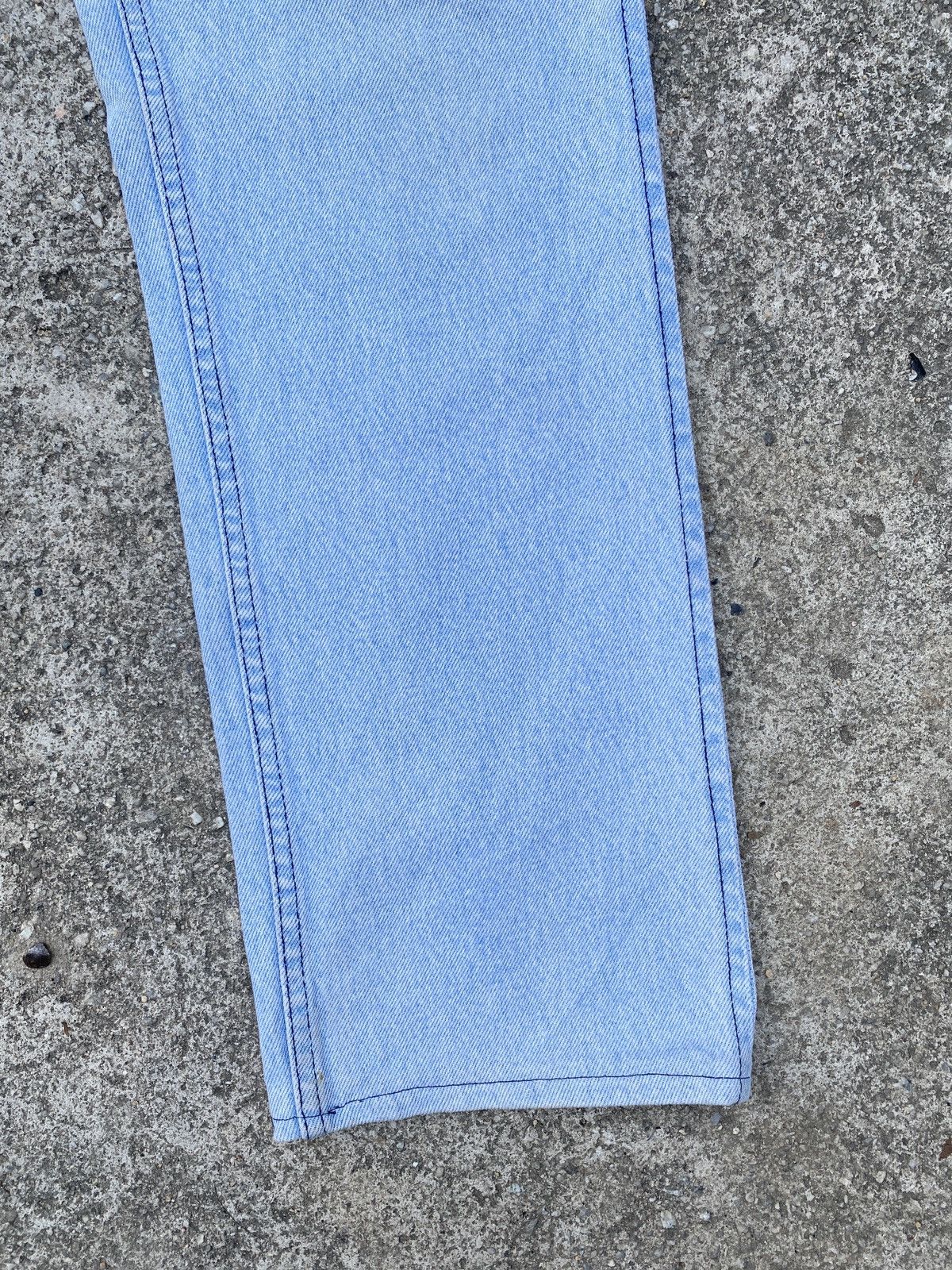 Nike × Vintage 1990s - Nike Light Wash Jeans Wear Size US 31 - 5 Thumbnail