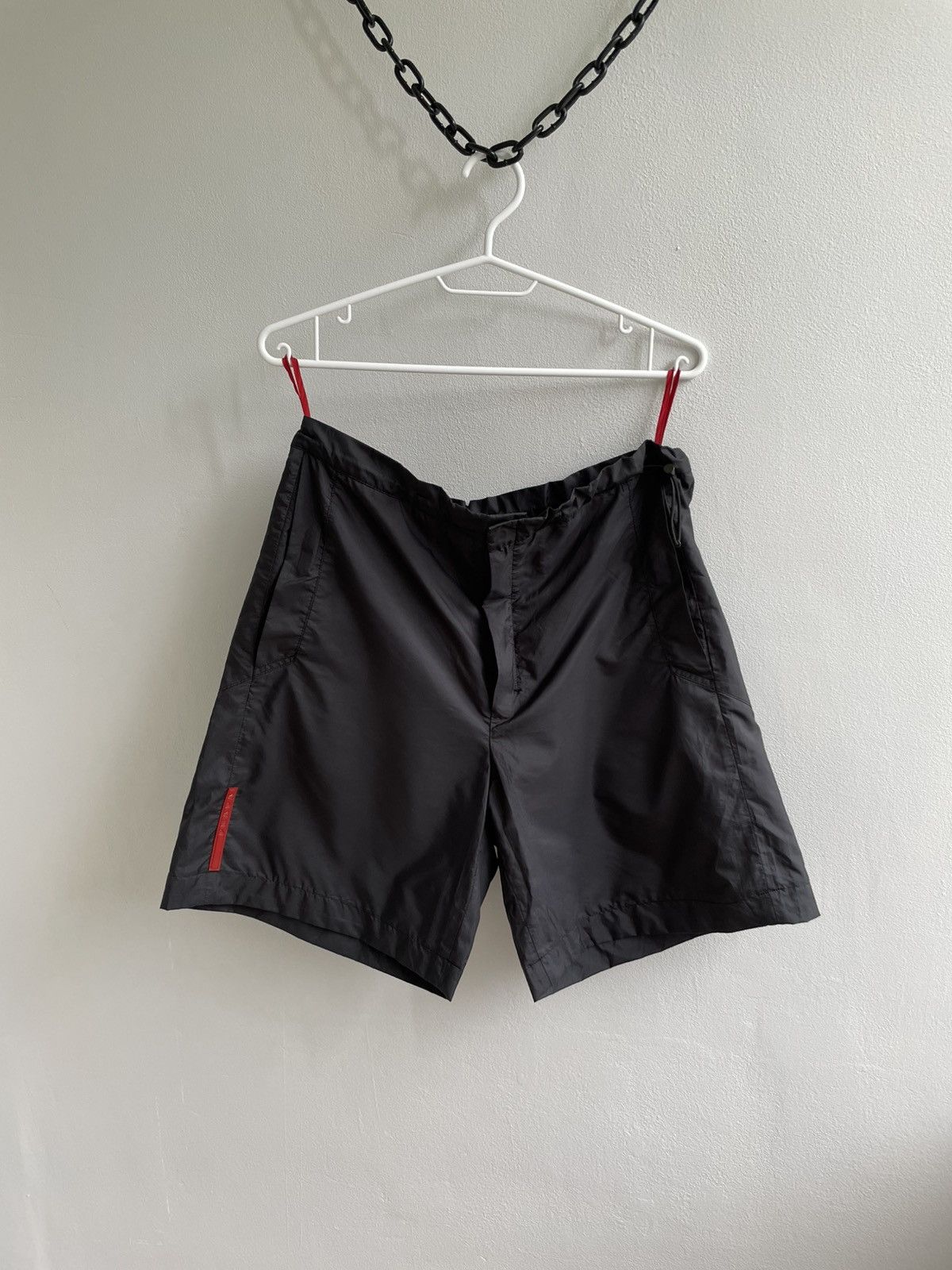 Prada Prada Red Tab Nylon Shorts Cropped Breeches Custom Size US 32 / EU 48 - 14 Thumbnail