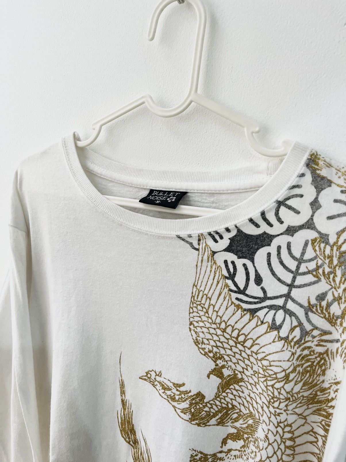 Japanese Brand Bullet Noise Sukajan Art Longsleeve Tee Size US L / EU 52-54 / 3 - 5 Thumbnail