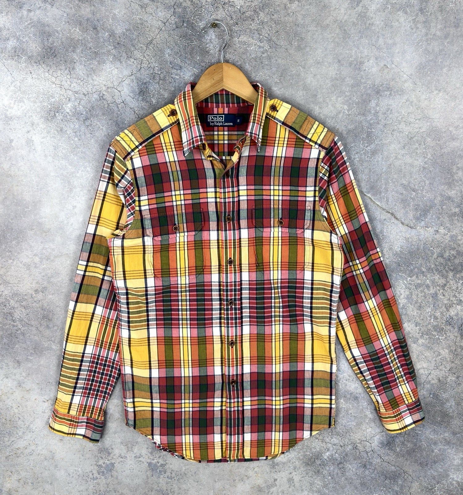 Polo Ralph Lauren Polo Ralph Lauren Checkered Vintage Shirt Size US S / EU 44-46 / 1 - 1 Thumbnail