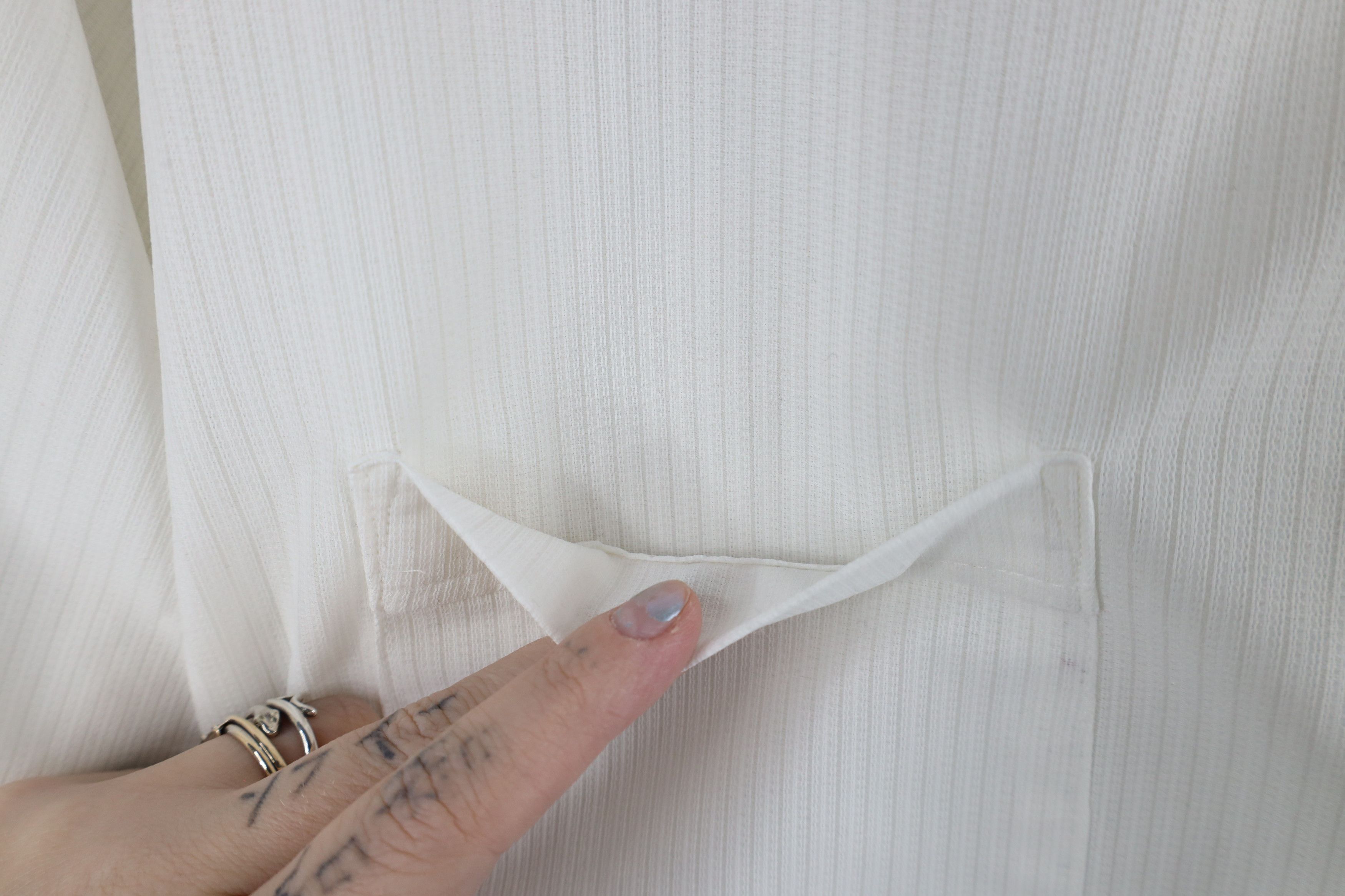 Vintage Vintage 70s Streetwear Sheer Short Sleeve Button Shirt Size US XL / EU 56 / 4 - 6 Thumbnail