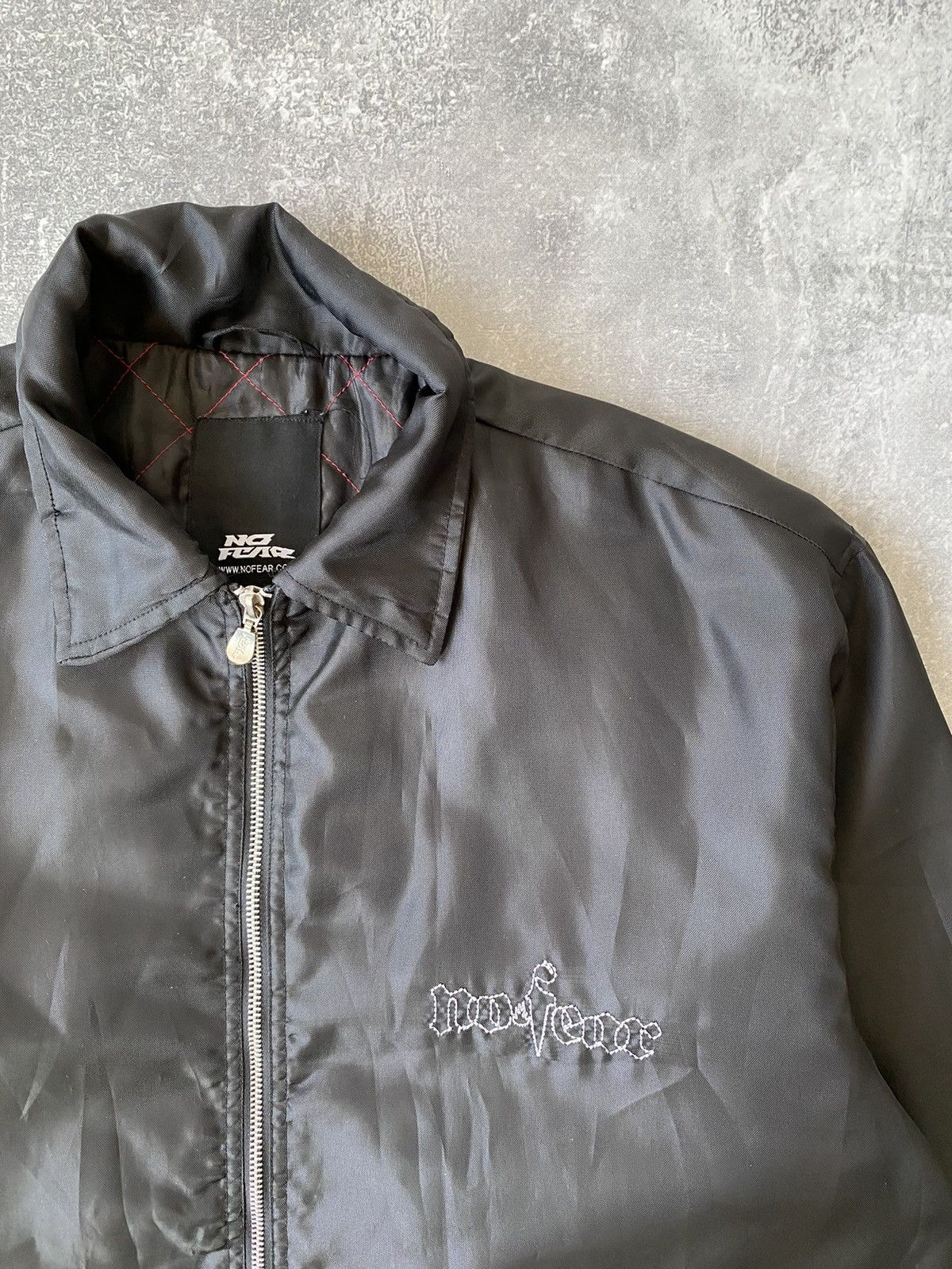 No Fear × Vintage 🔥Vintage No Fear Fire Jacket Size US L / EU 52-54 / 3 - 4 Thumbnail