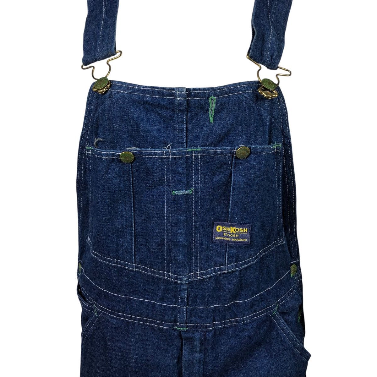 Oshkosh 🔥VINTAGE WORKER JUMPSUITS OVERALL OSHKOSH INDIGO DENIM Size US 32 / EU 48 - 8 Thumbnail