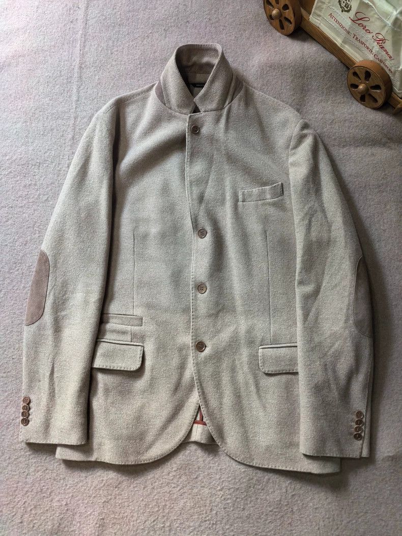 Loro Piana LORO PIANA Little Camel Cashmere Jacket Size US XL / EU 56 / 4 - 5 Thumbnail