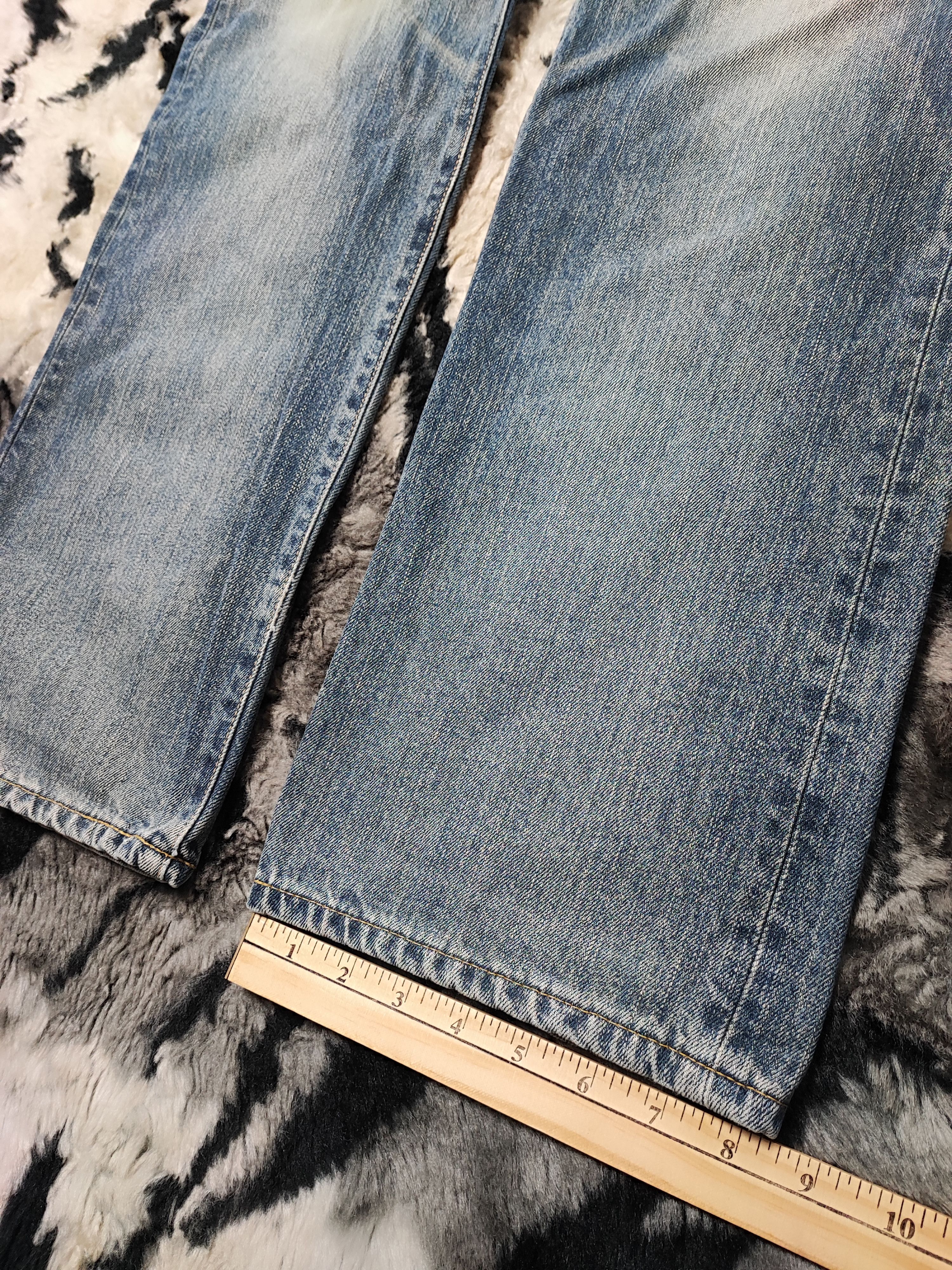 Edwin Vintage 90s Edwin Xv Faded Wash Whiskers Distressed Relaxed Size US 34 / EU 50 - 7 Thumbnail
