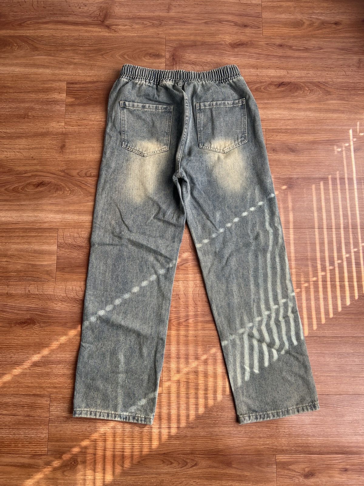 Japanese Brand × Vintage Adjustable Drawstring STOne Washed Jeans Size US 30 / EU 46 - 3 Thumbnail