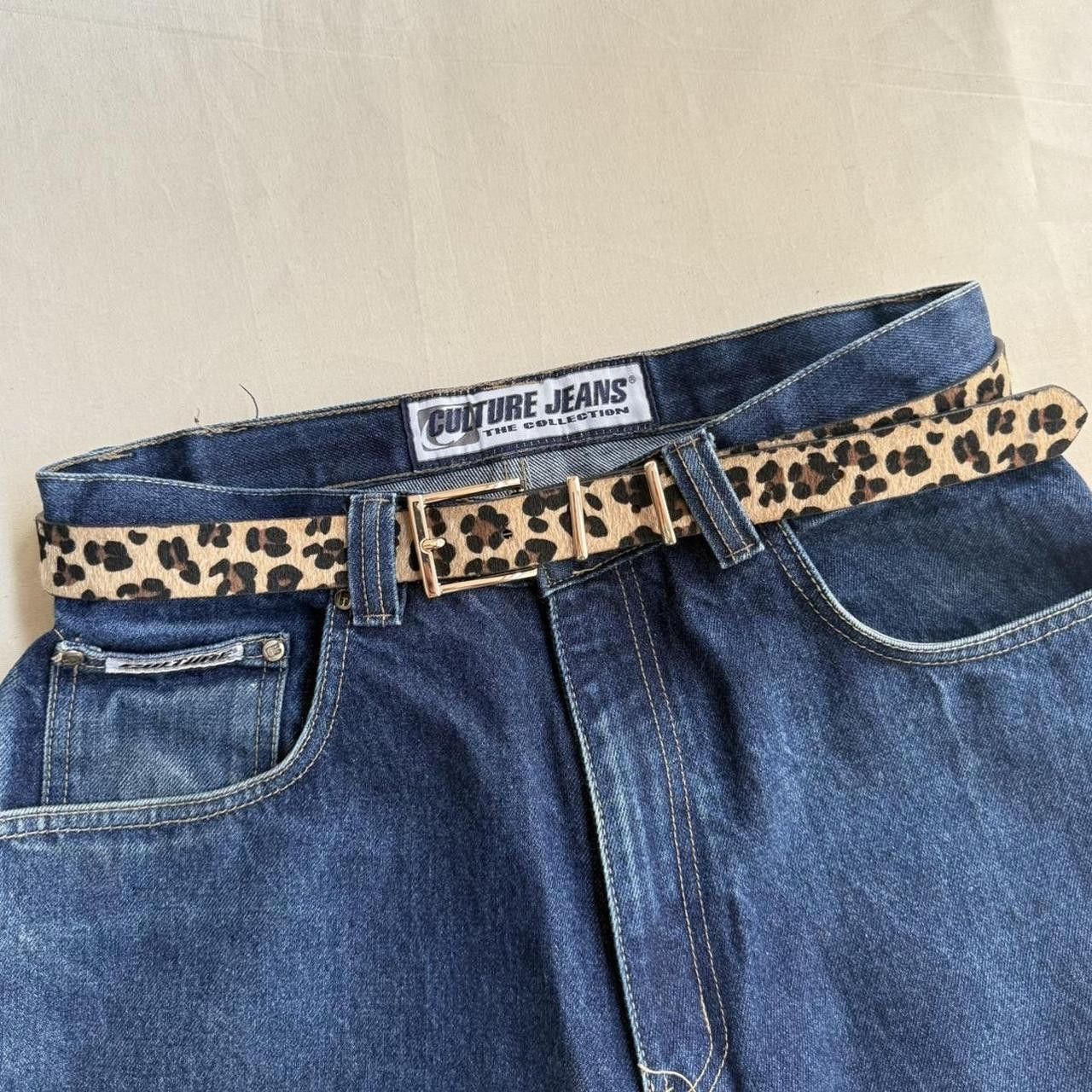 Vintage y2k style cheetah fur american western design belt Size ONE SIZE - 6 Thumbnail