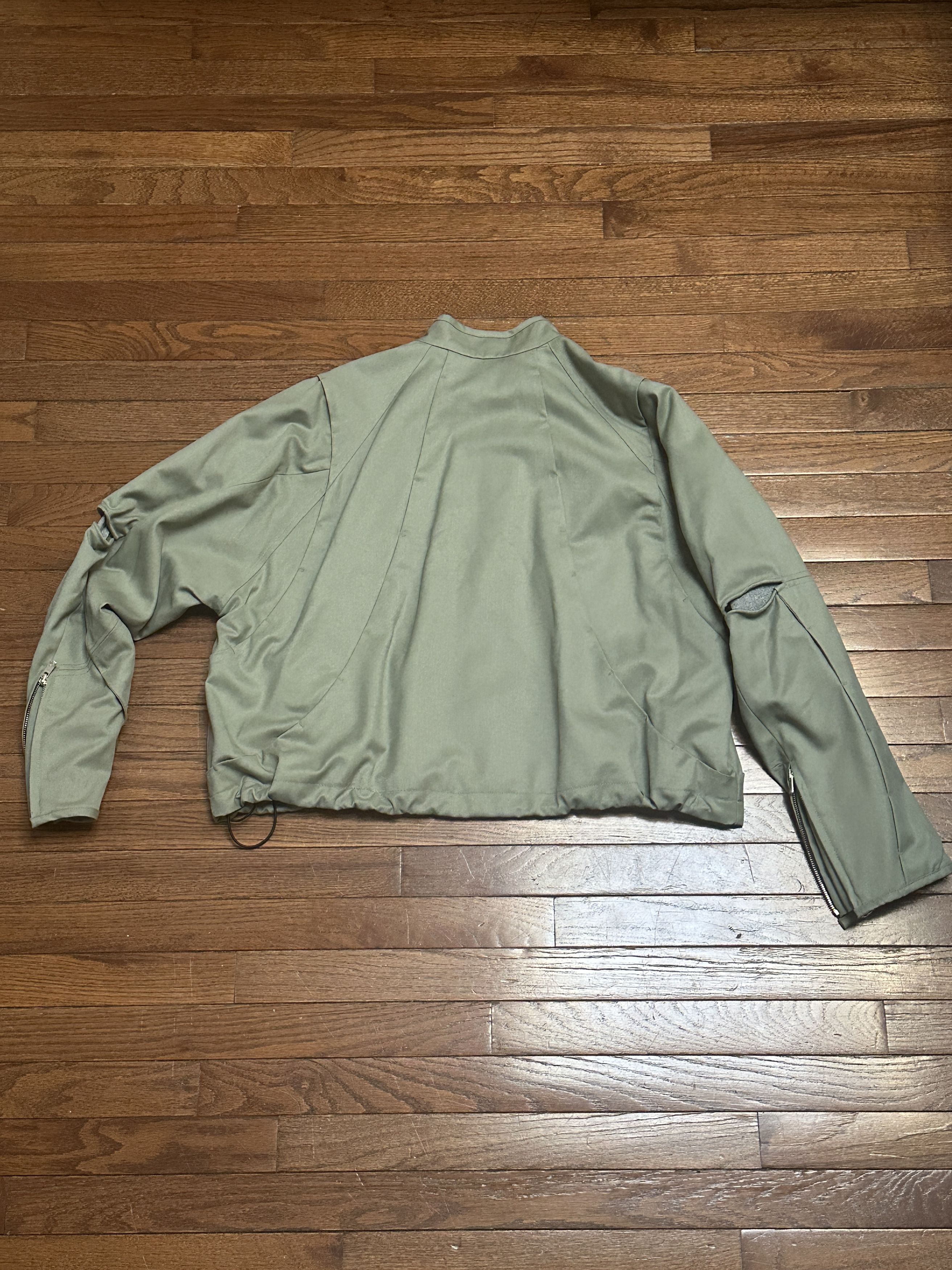 FFFPOSTALSERVICE FFFPOSTALSERVICE Tokyo Green Hooded Parachute Bomber Size US M / EU 48-50 / 2 - 3 Thumbnail