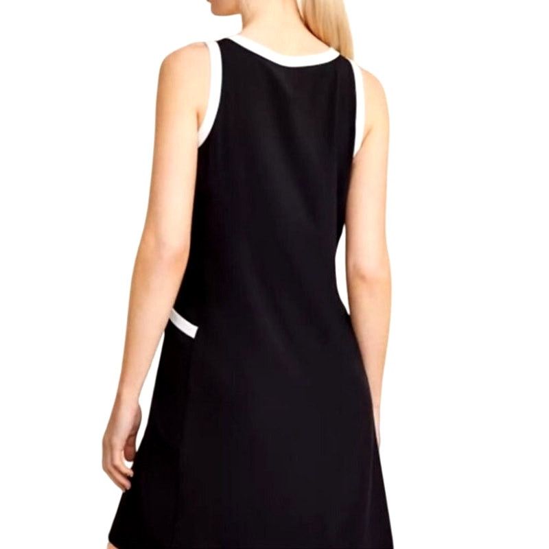 Lou & Grey Lou & Grey Black White Tipped Wanderweave Mini Pocket Dress Size XS / US 0-2 / IT 36-38 - 3 Thumbnail