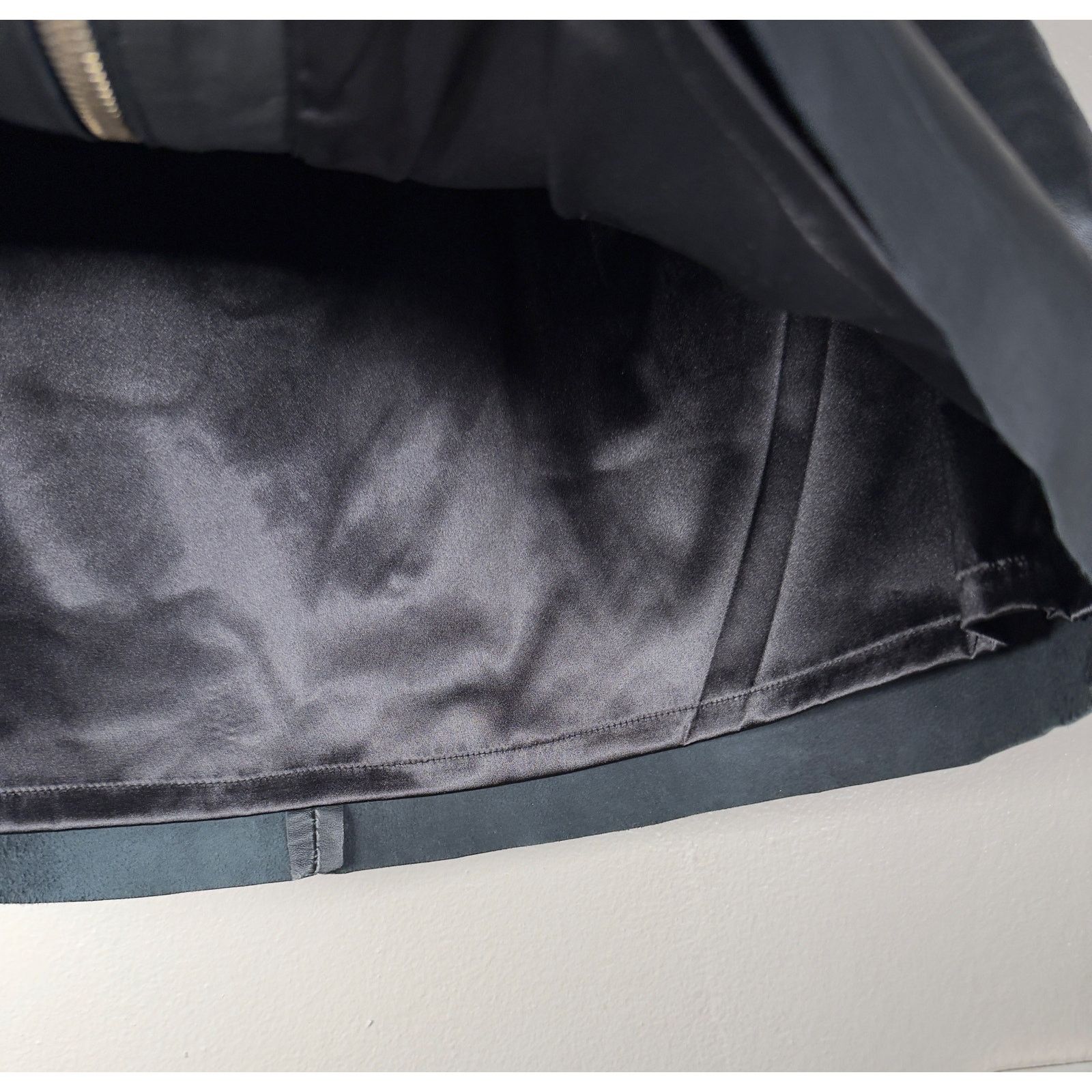 Muubaa Muubaa Impala A-Line Black White Leather Mini Skirt size 6 Size 28" / US 6 / IT 42 - 9 Thumbnail