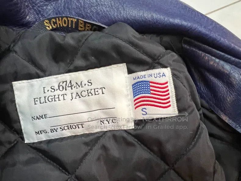 Schott Schott Co-branded A2 leather jacket Size US S / EU 44-46 / 1 - 3 Thumbnail