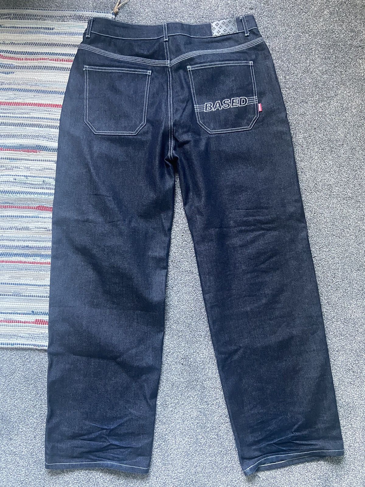 Other 99based dark rinse baggy jeans Size US 32 / EU 48 - 5 Thumbnail