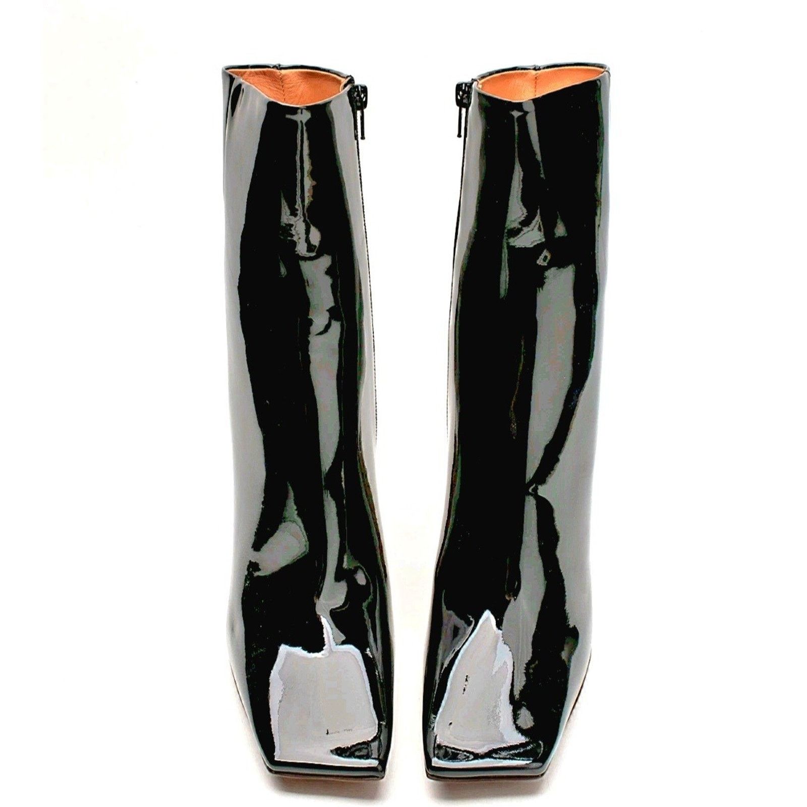 Vetememes $1434 VETEMENTS Boomerang High Heel Leather Ankle US8 U38 Size US 8 / IT 38 - 8 Thumbnail
