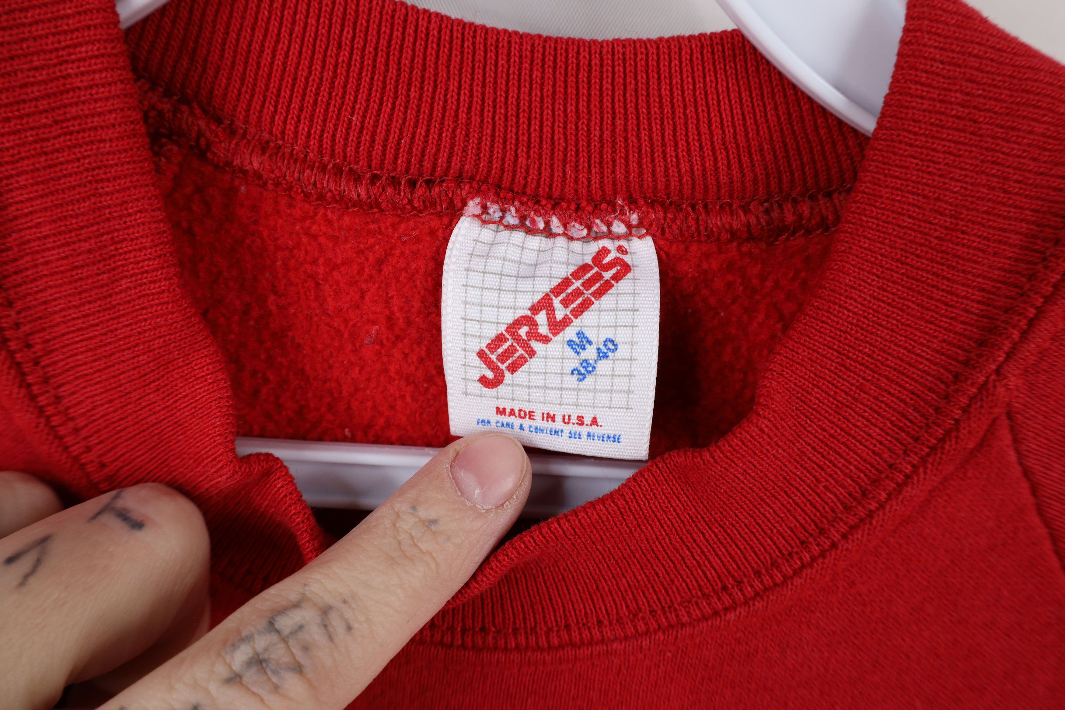 Vintage Vintage 90s Streetwear Patch Cat Kitten Mouse Sweatshirt USA Size M / US 6-8 / IT 42-44 - 9 Thumbnail