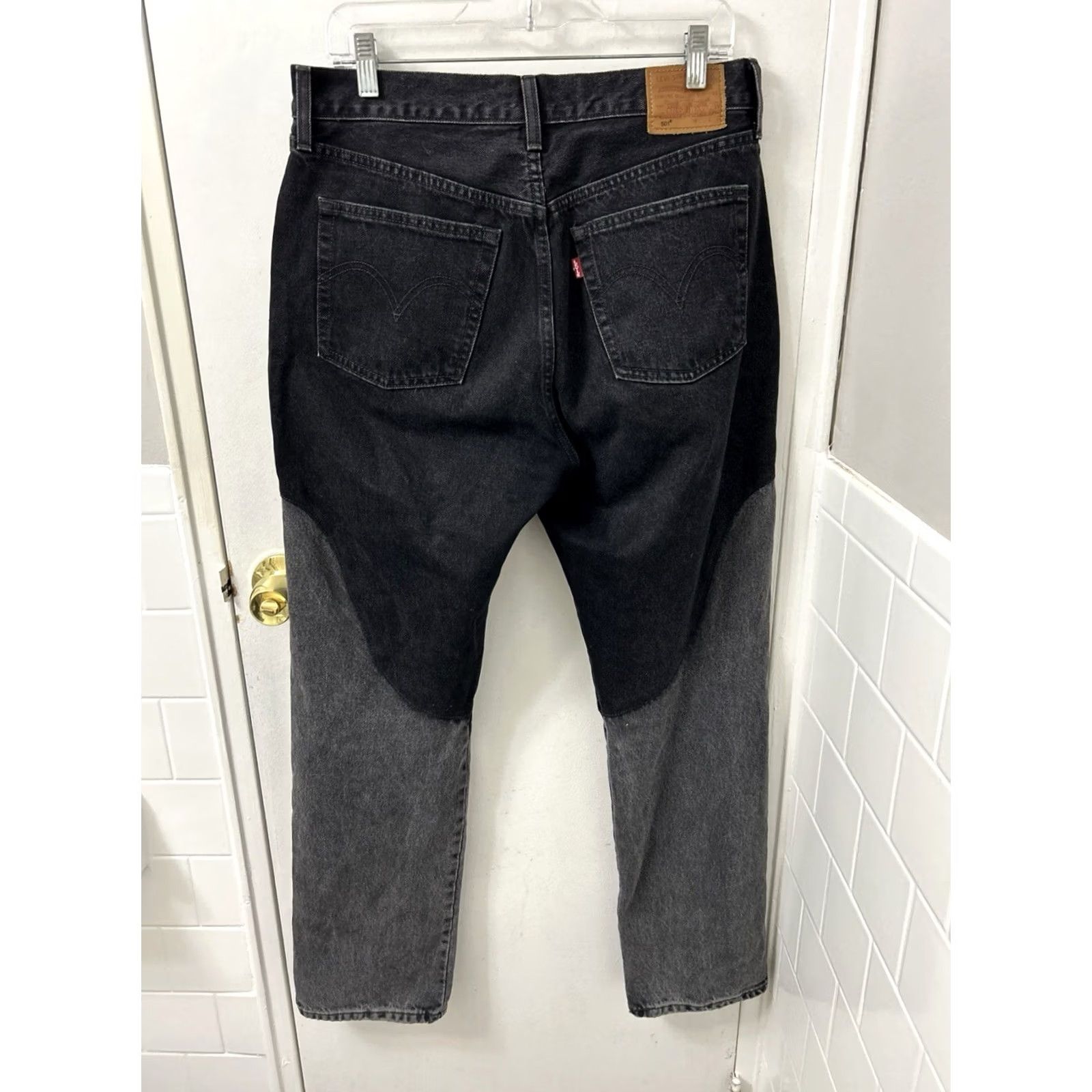 Levi's Levi'S 501 Womens Jeans - High Rise Two-Tone Colorblock Size 24" / US 00 / IT 34 - 2 Thumbnail