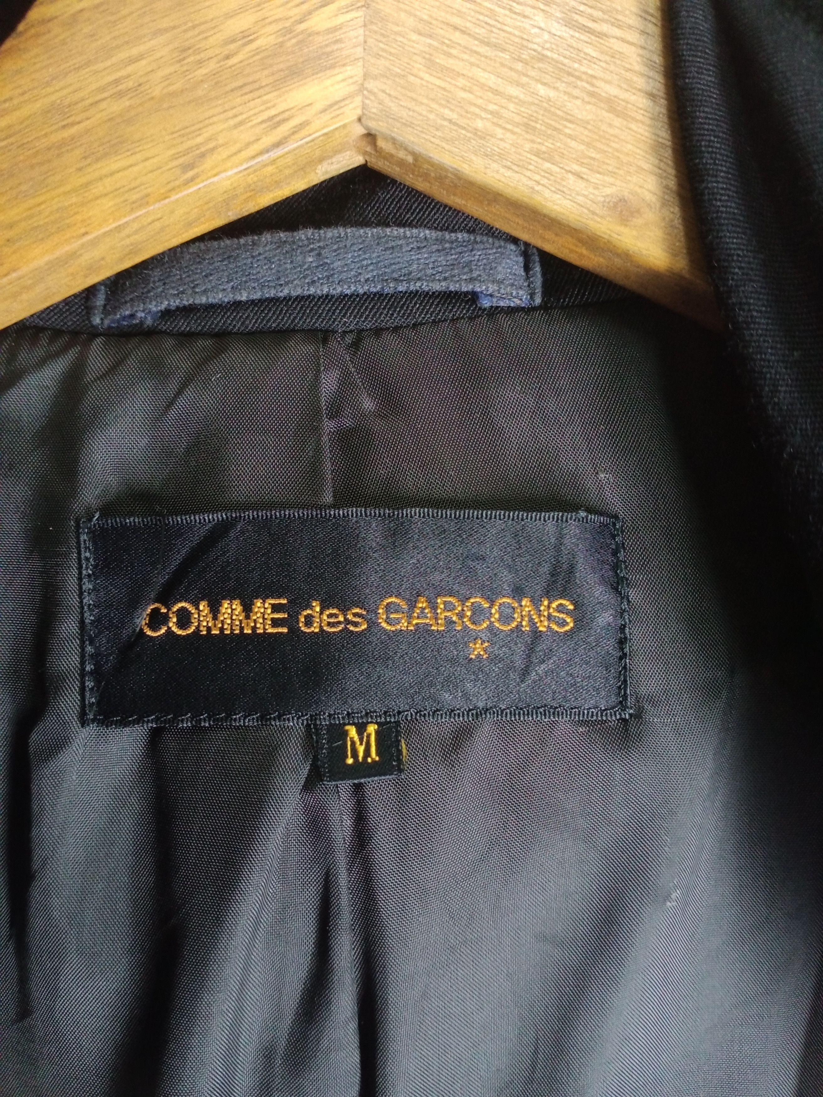 Comme des Garcons ONLY ONE Vintage Comme Des Garcons Asymmetrical Long Jacket Size US M / EU 48-50 / 2 - 4 Thumbnail