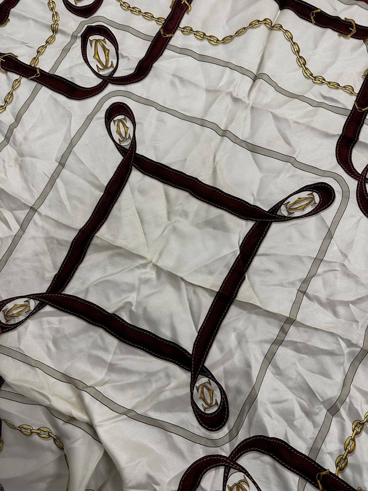 Cartier Must De Cartier Silk Scarf Size ONE SIZE - 11 Thumbnail