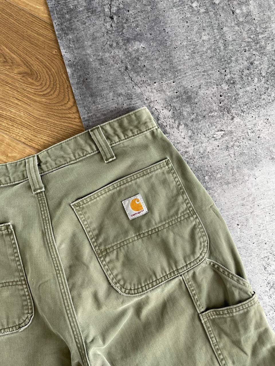 Carhartt × Vintage Vintage Carhartt Y2K Single Knee Carpenter Distressed Pants Size US 33 - 25 Thumbnail