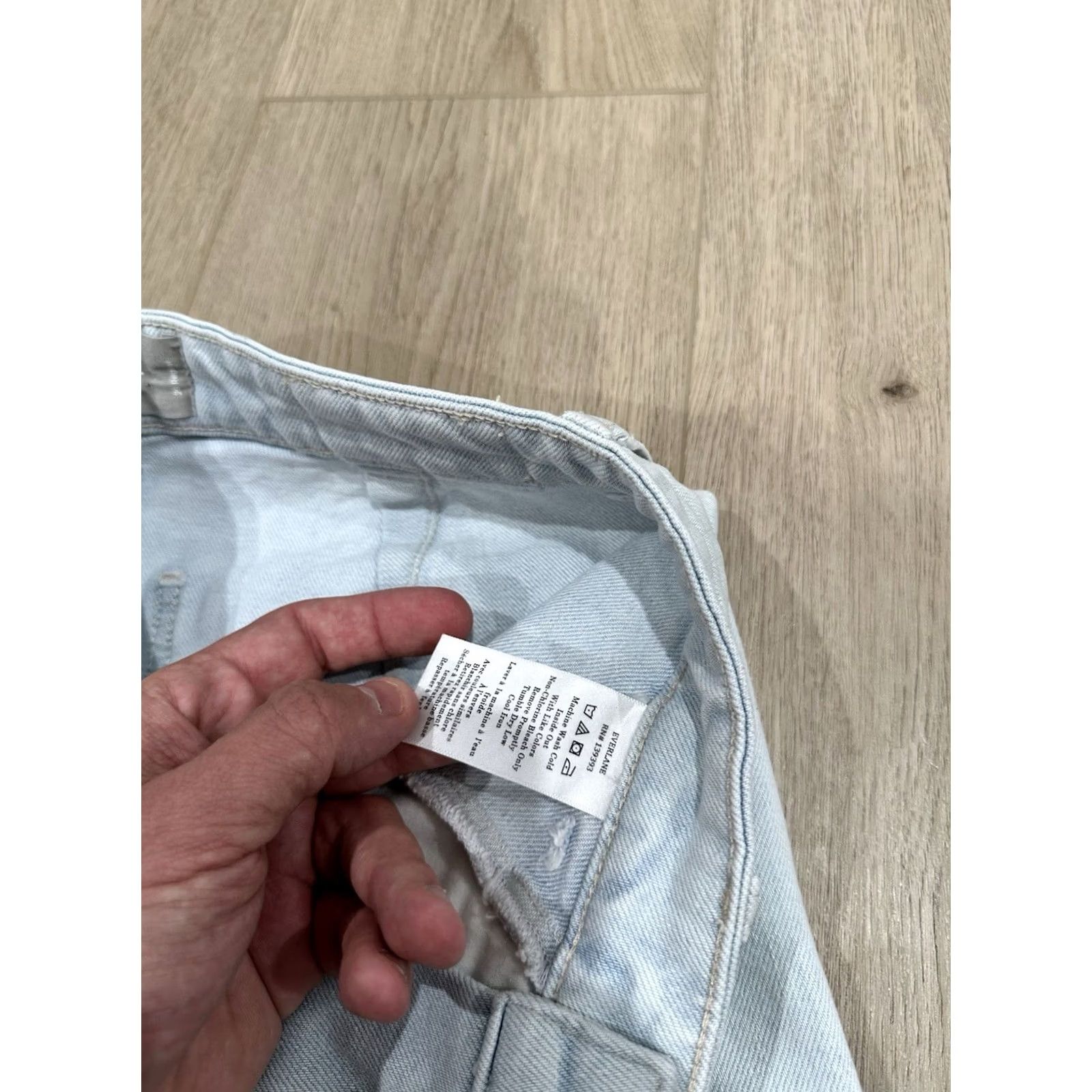 Everlane Everlane Jeans Womens Size 26 Utility Barrel Light Wash Cropped Tapered Denim Size 26" / US 2 / IT 38 - 7 Thumbnail