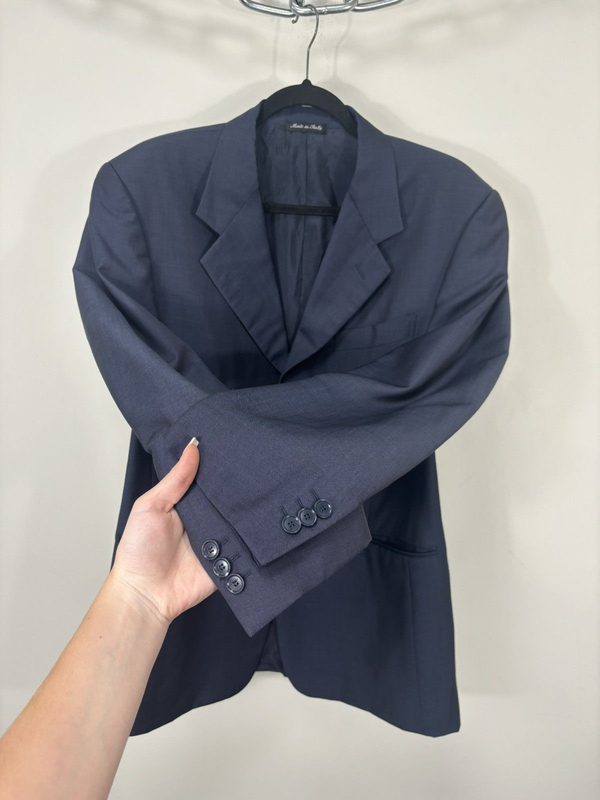 Pal Zileri Vintage Pal Zileri Men’s 3-Buttons Wool Mohair Blazer Jacket Size 40R - 8 Thumbnail