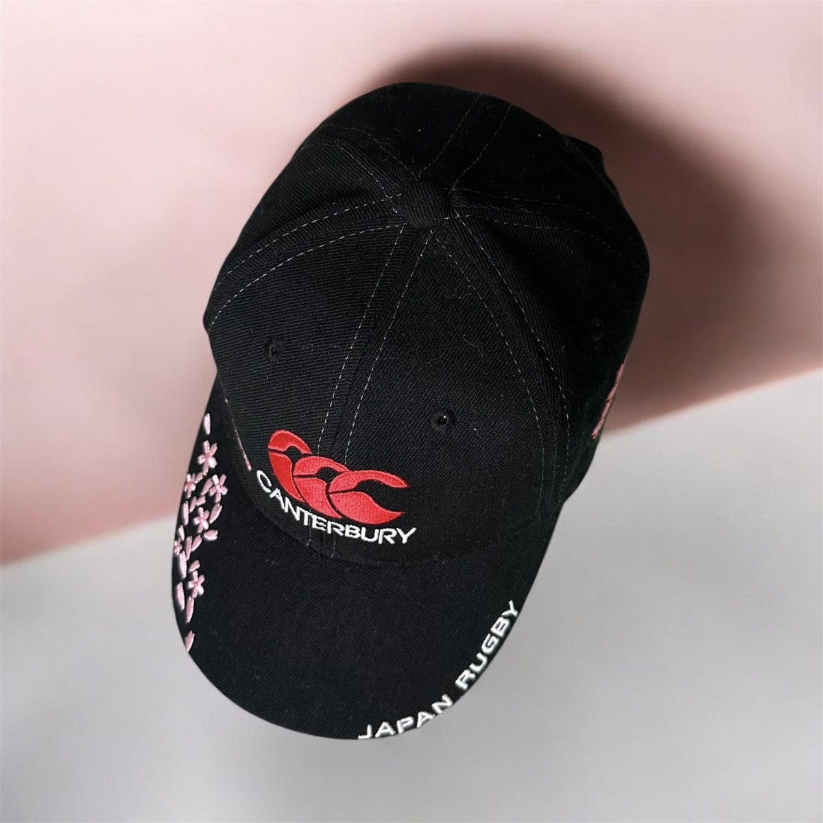 Canterbury of New Zealand Canterbury Japan Rugby sakura blossom cap Size ONE SIZE - 3 Thumbnail