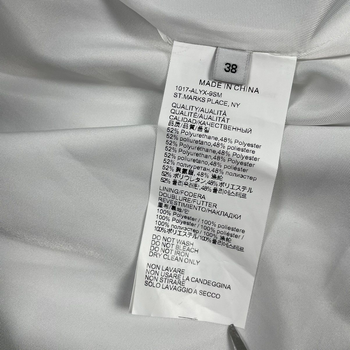 1017 ALYX 9SM × Alyx 1017 ALYX 9SM Silver Lighttech Buckle Mini Skirt Size 26" / US 2 / IT 38 - 9 Thumbnail