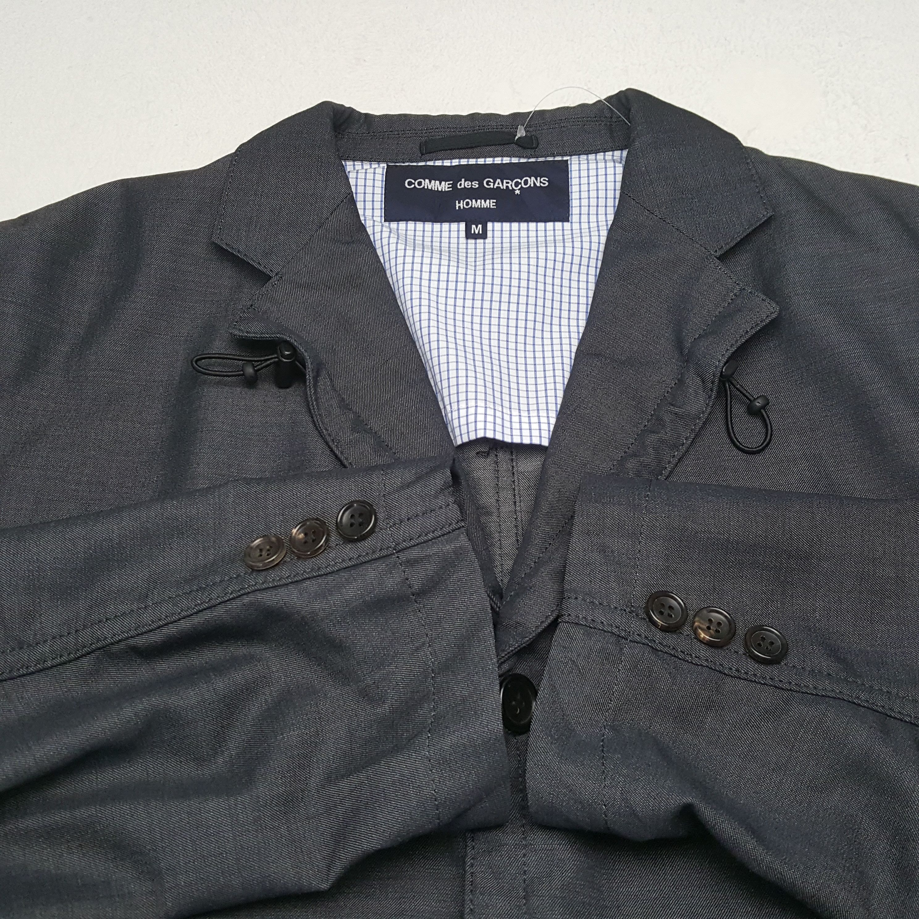 Comme des Garcons Homme × Japanese Brand × Vintage Comme Des Garcons Homme Designer Brand Blazer c282n28 Size US M / EU 48-50 / 2 - 6 Thumbnail