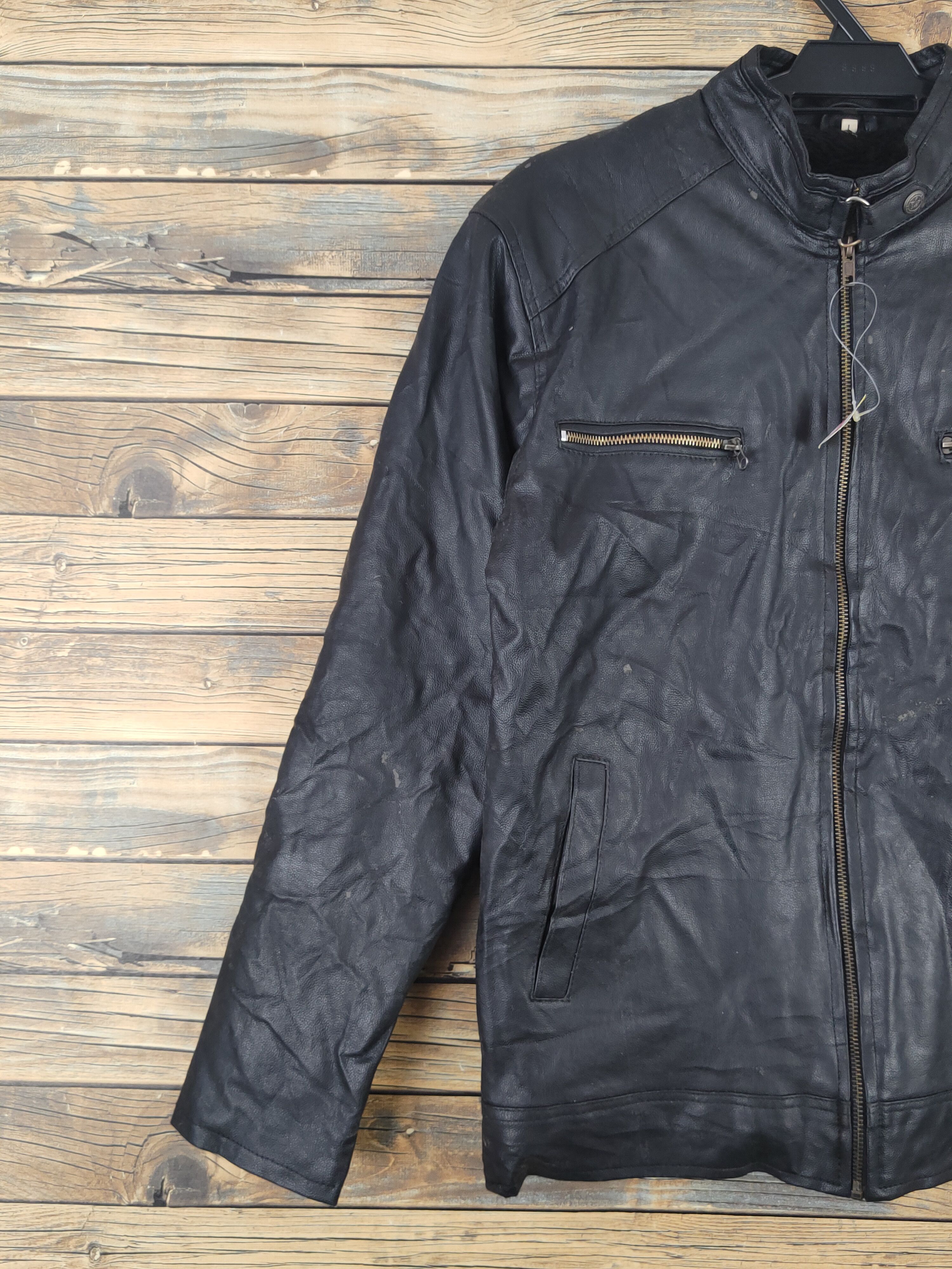 London Fog London Fog Black Leather Jackets #W1119 Size US M / EU 48-50 / 2 - 4 Thumbnail