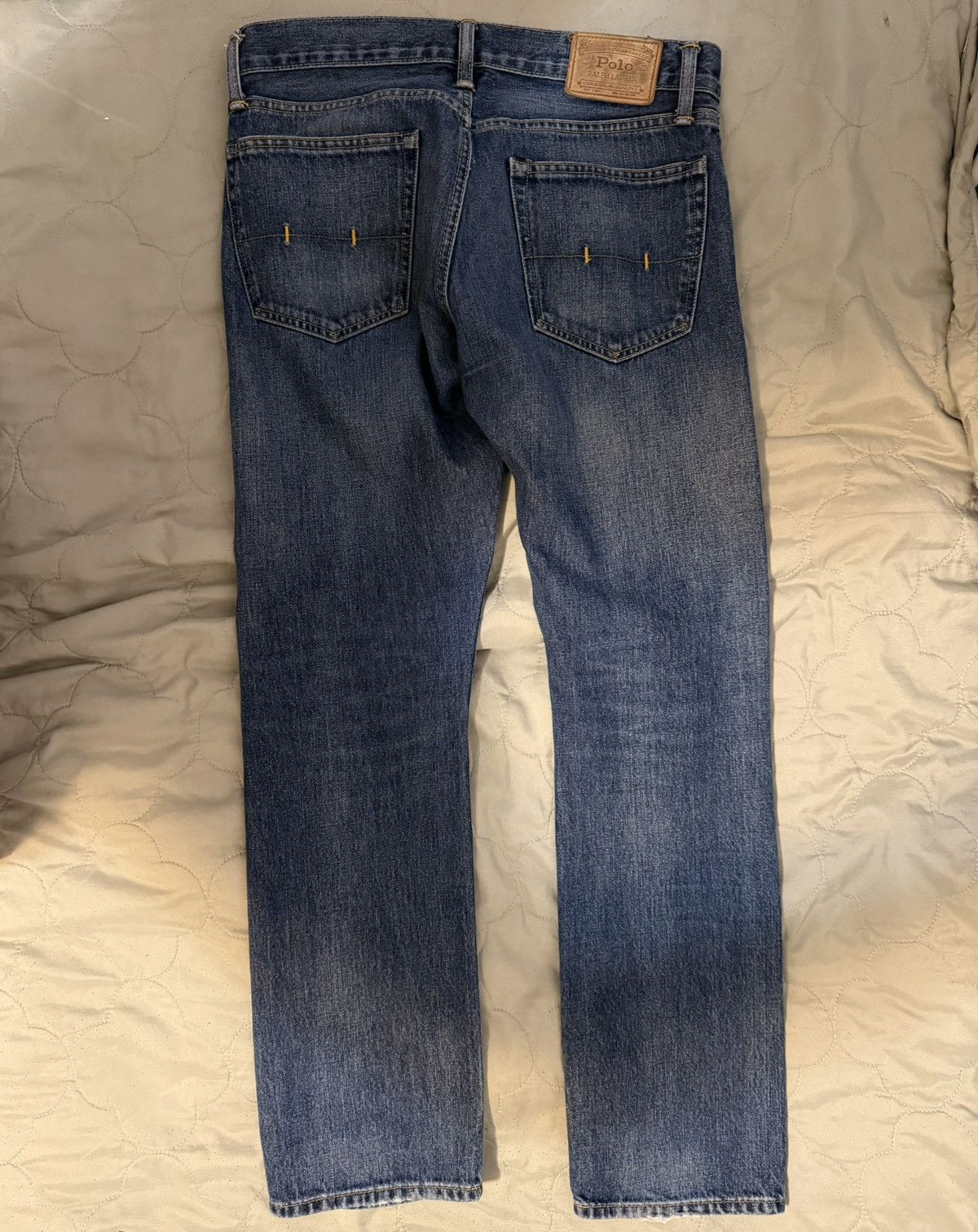 Polo Ralph Lauren Vintage Polo Ralph Lauren Varick Slim Straight Blue Jeans Size US 31 - 6 Thumbnail