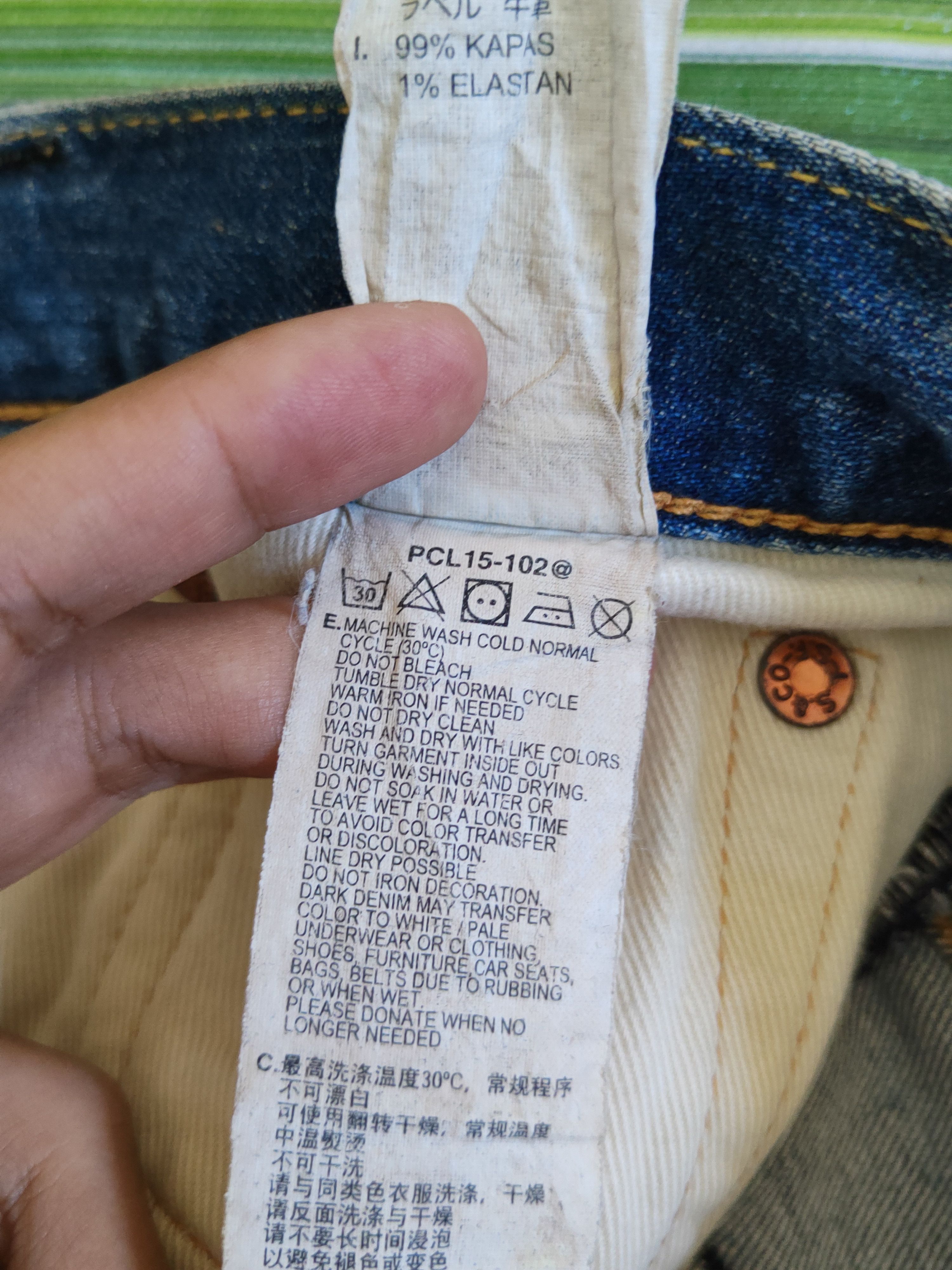 Levi's Levi's Blue Faded Distressed Ripped Jeans #S1837 Size US 31 - 18 Thumbnail