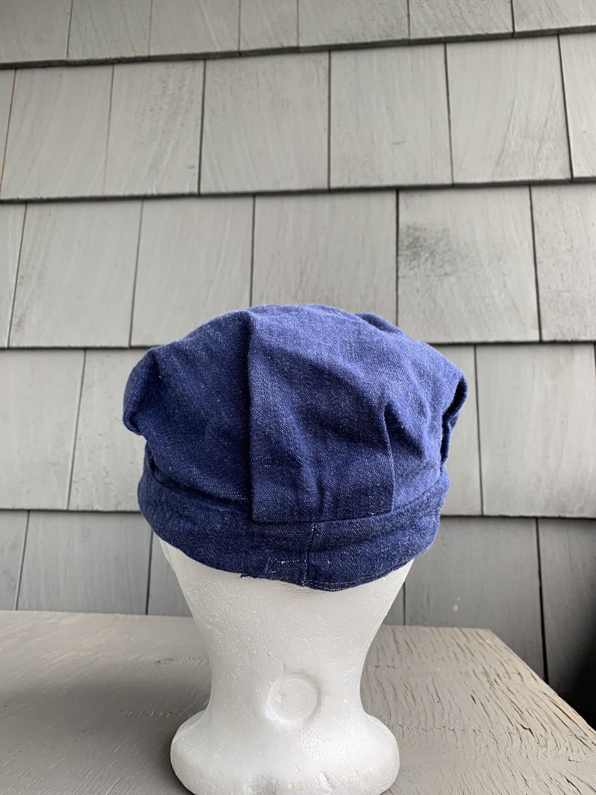 Levi's × Oshkosh × Vintage True Vintage Denim Hat Jean Cap Hickory Sanfordized Railway Size ONE SIZE - 5 Thumbnail