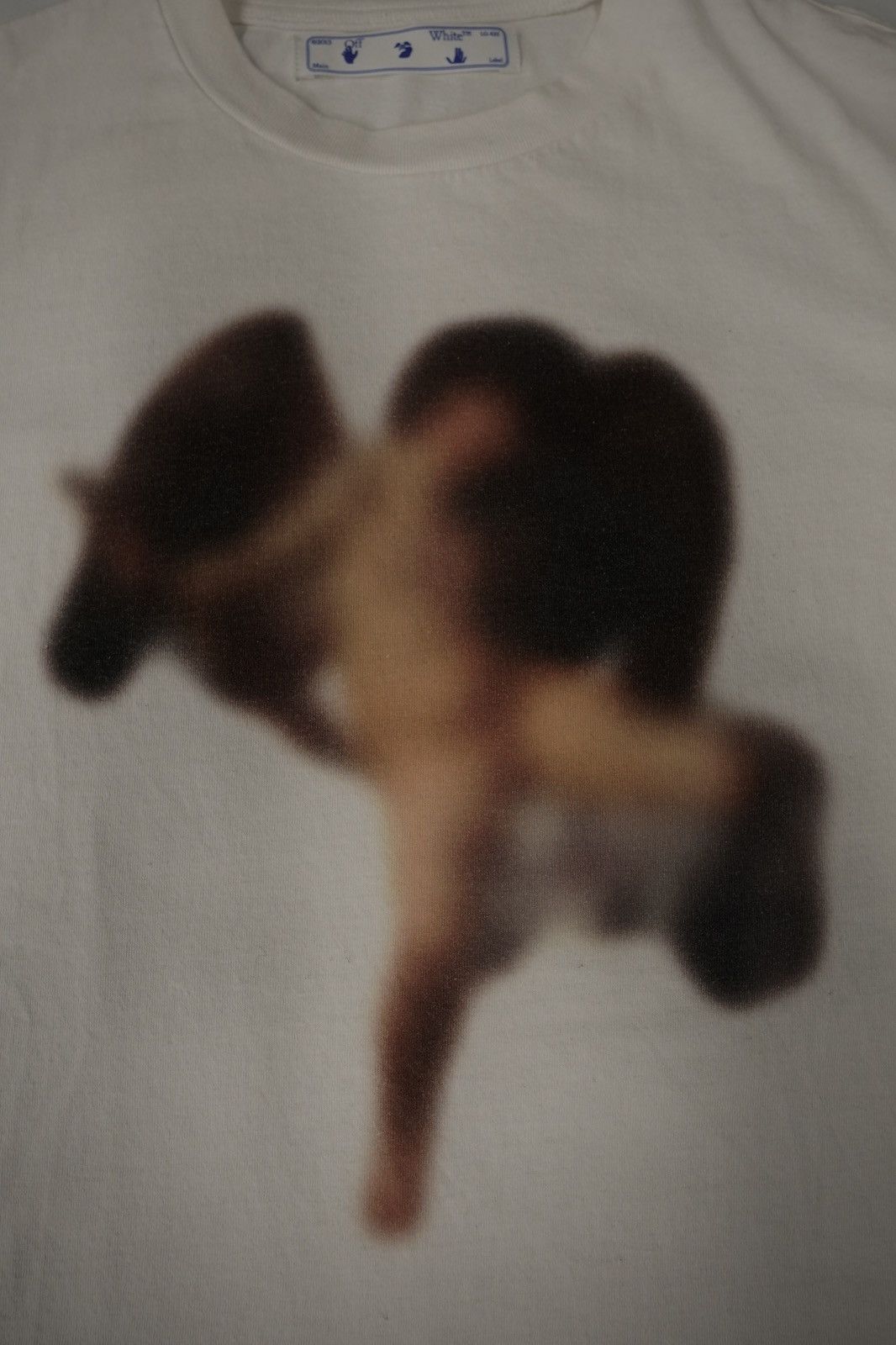Off-White Off White Blurred Caravaggio T-shirt 'white' Size US S / EU 44-46 / 1 - 3 Thumbnail