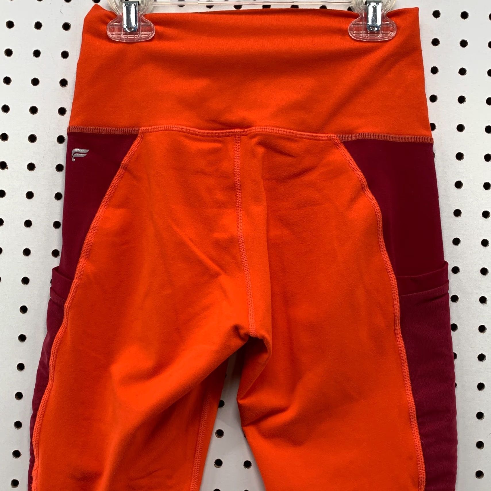 Fabletics Fabletics Powerhold Leggings Women S Orange Pull On High Rise Tight Pants 23x24 Size 40" / US 18 - 5 Thumbnail