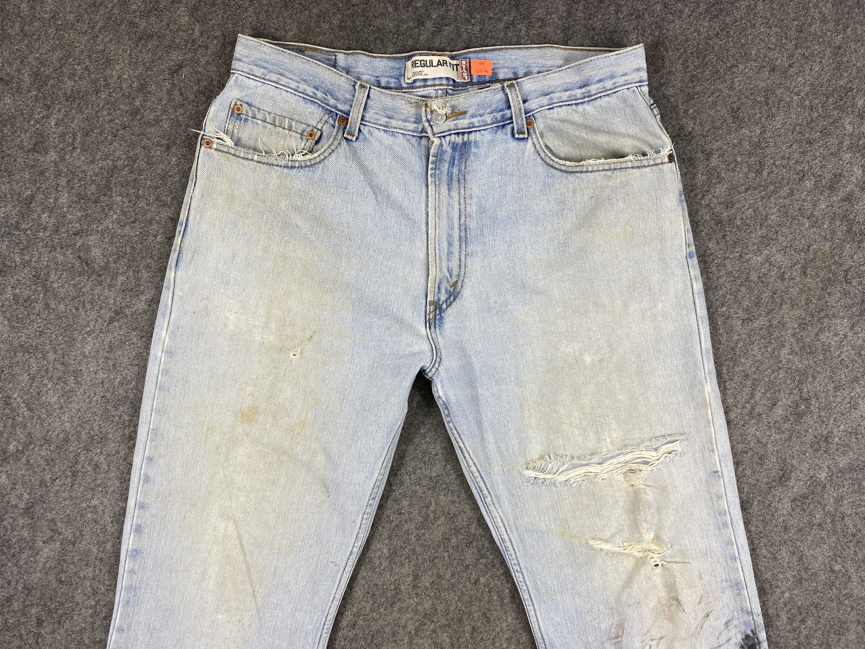 Levi's Light Wash Vintage Levi's 505 Jeans 35x28.5 Denim -JN2326 Size US 35 - 3 Thumbnail
