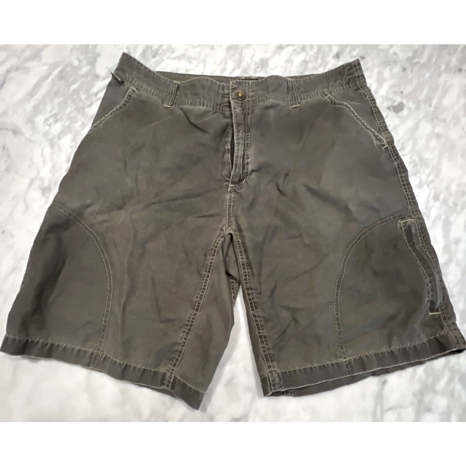 Vintage VINTAGE Kuhl Mens Shorts 36 Gray Cargo Outdoor Hiking Casual Summer Spring Fall Size US 36 / EU 52 - 2 Thumbnail