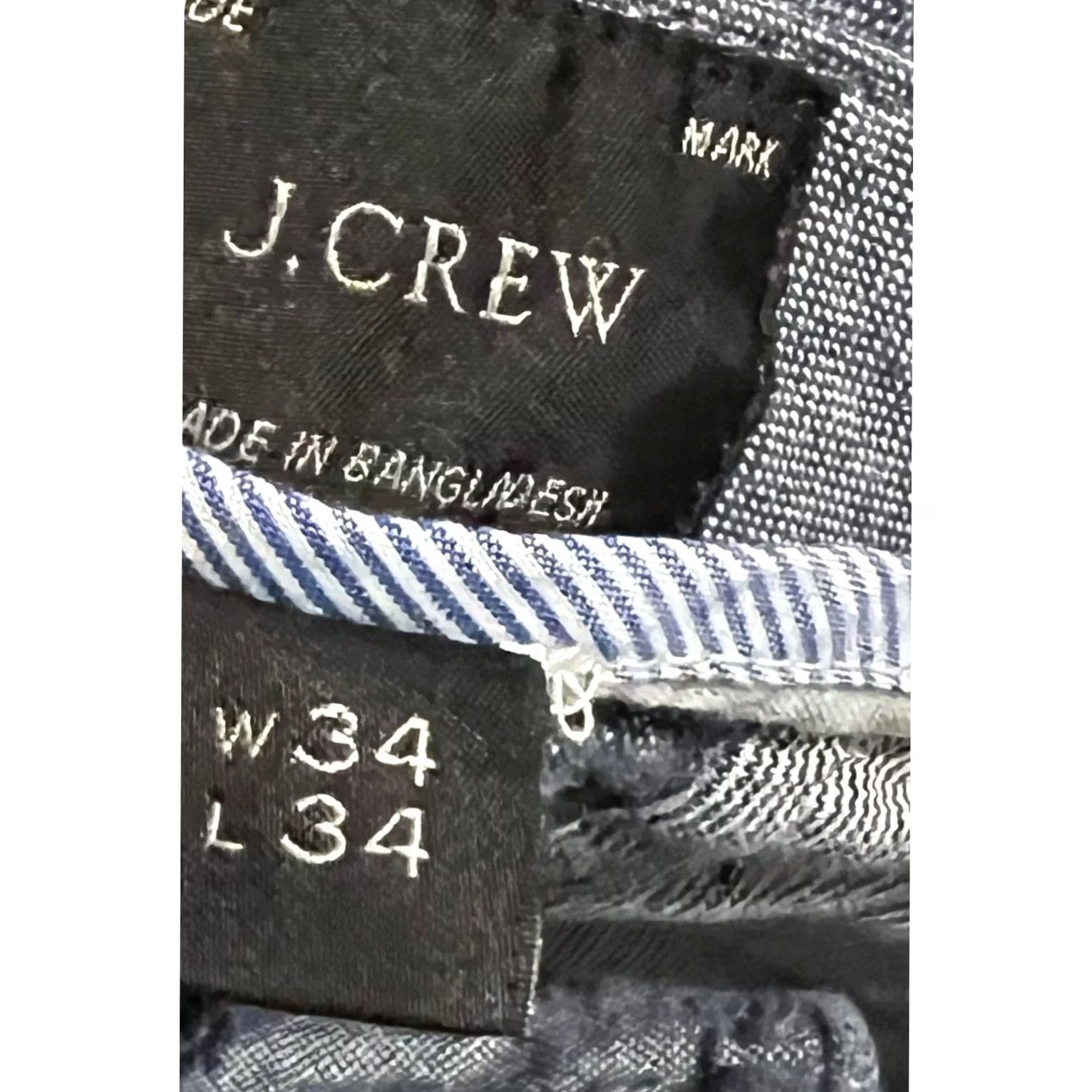 J.Crew J.Crew Pants Mens Straight Fit Blue Chinos Cotton Linen 35x32 Pants Mens Blue Chinos Casual 90s? No, remove. Size US 35 - 6 Thumbnail