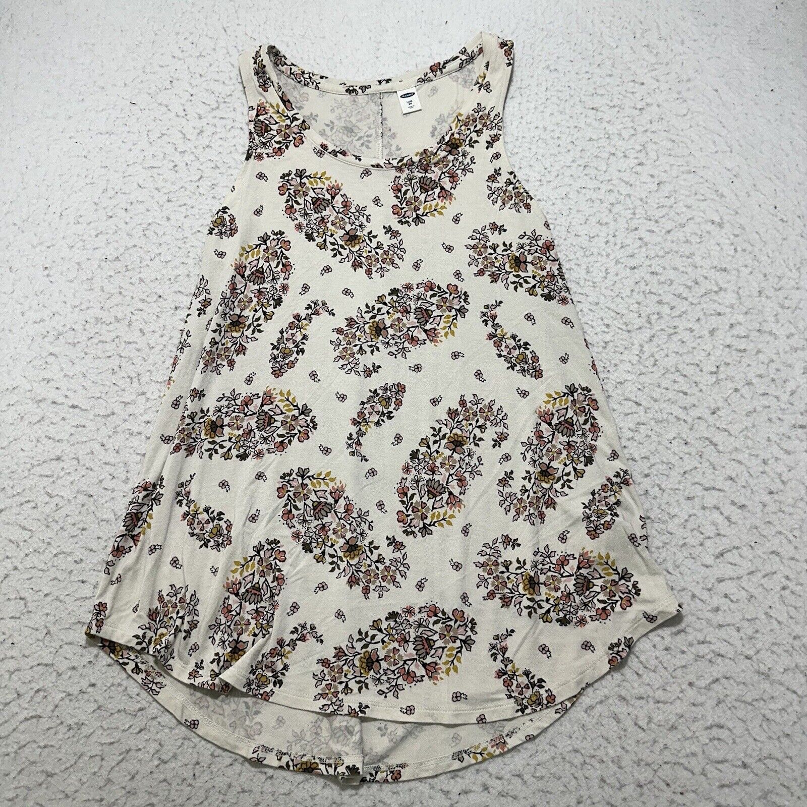 Old Navy Old Navy Luxe Women's XS Sleeveless Tank Top Floral Blouse Size XS / US 0-2 / IT 36-38 - 1 Thumbnail