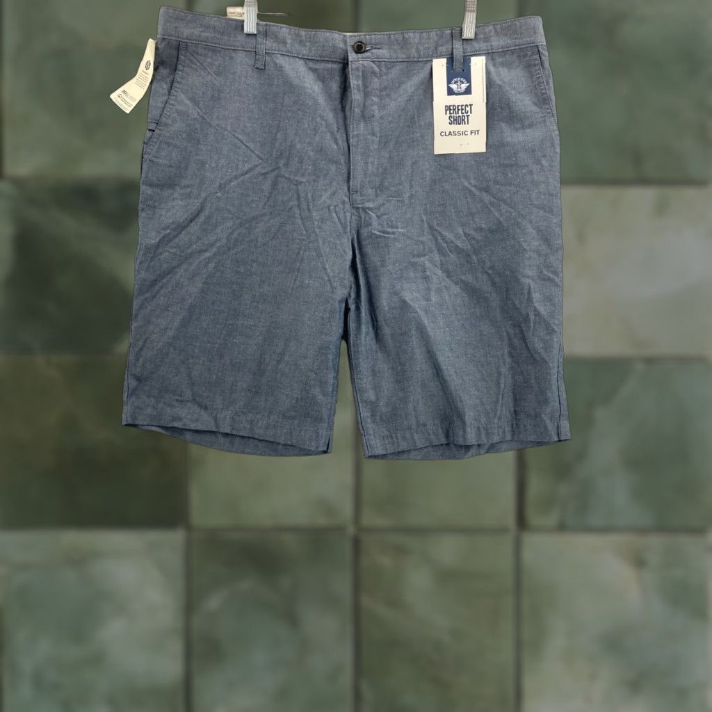 Dockers DOCKERS Dockers Perfect Short Mens 40 Classic Fit Maritime Blue NTW Size US 40 / EU 56 - 1 Thumbnail