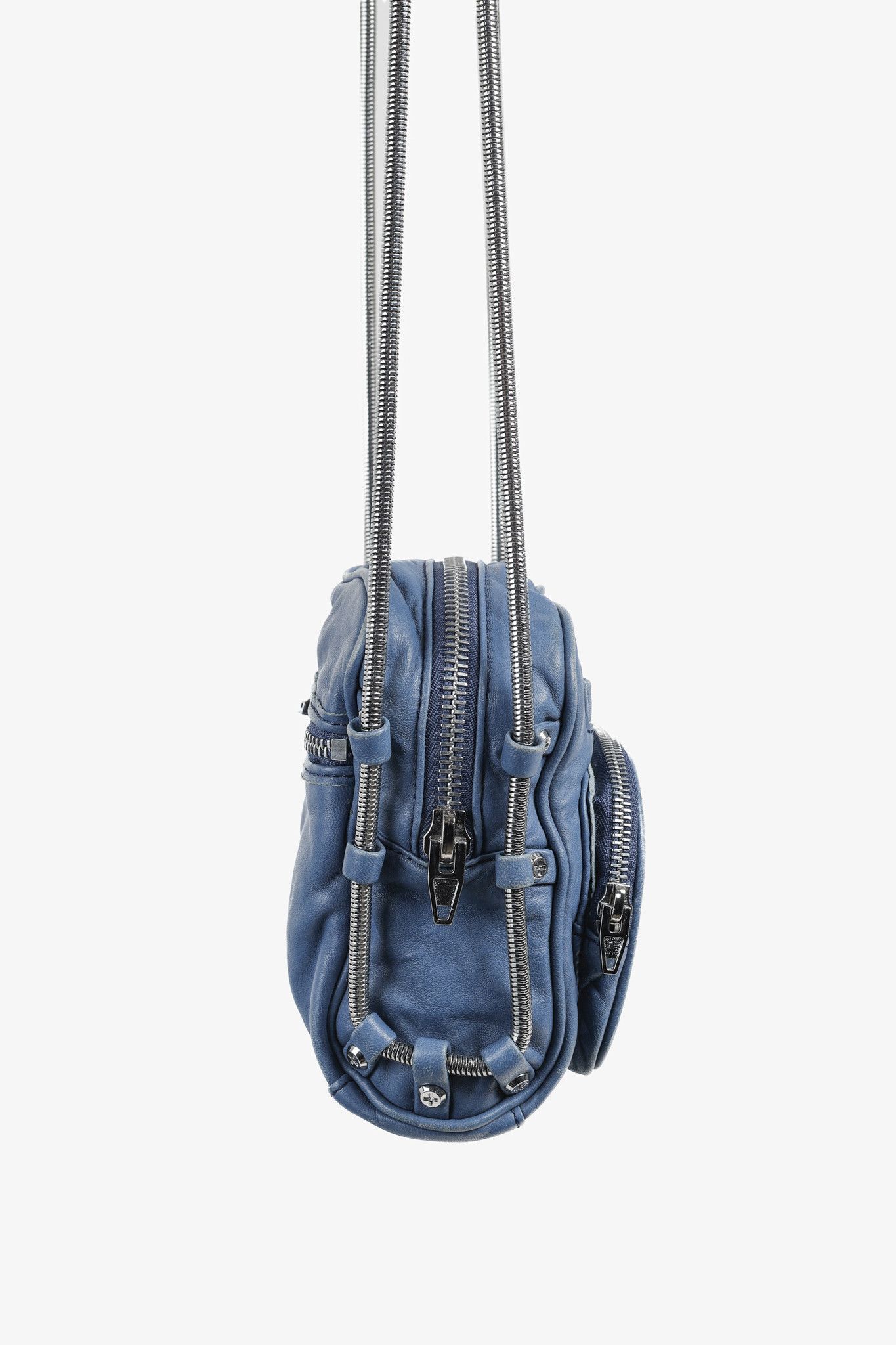 Alexander Wang Alexander Wang Mini Brenda Blue Leather Crossbody Bag Size ONE SIZE - 3 Thumbnail
