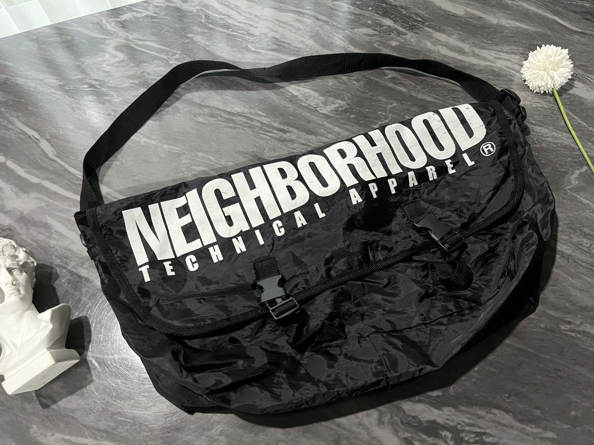 バッグ NEIGHBORHOOD NEIGHBORHOOD|ネイバーフッド】LOGO DRAWSTRING SHOULDER BAG