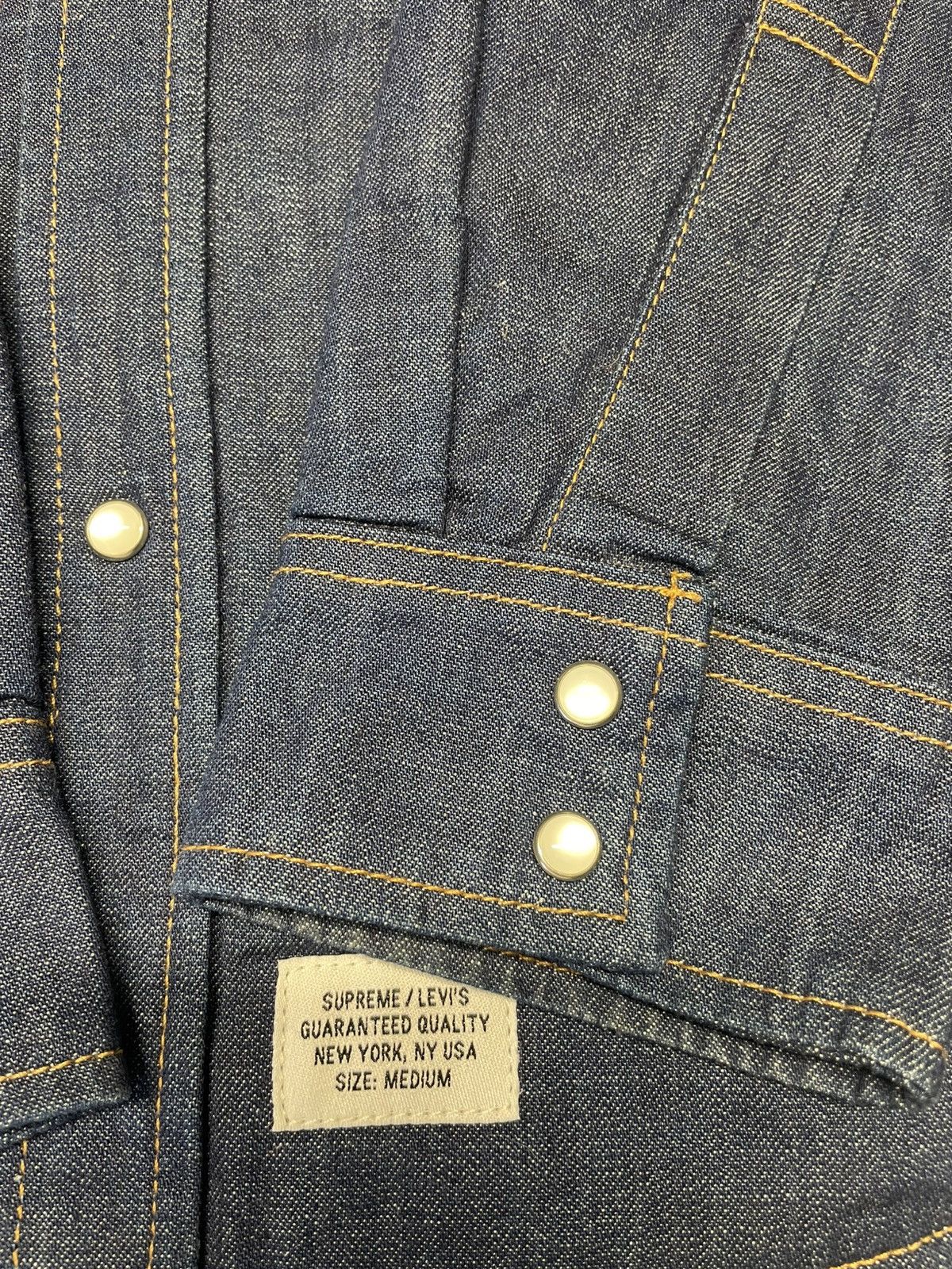 Levi's × Supreme Supreme FW13 western denim button up quilted Size US M / EU 48-50 / 2 - 12 Thumbnail