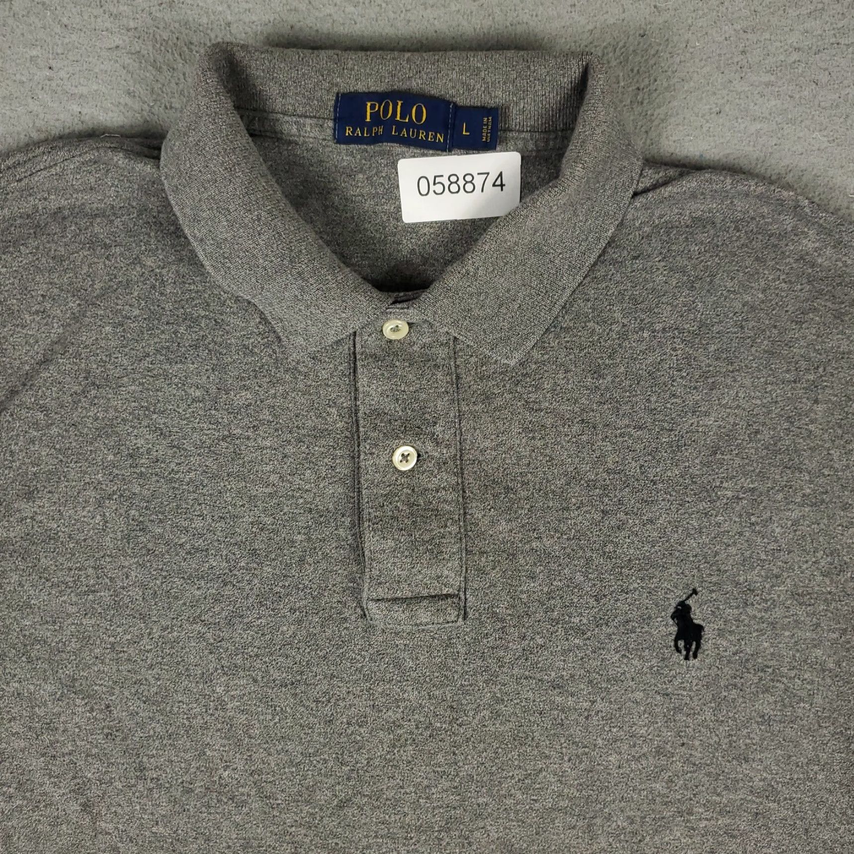 Ralph Lauren Ralph Lauren Polo Shirt Mens Large Gray Casual Short Sleeve Activewear Size US L / EU 52-54 / 3 - 2 Thumbnail