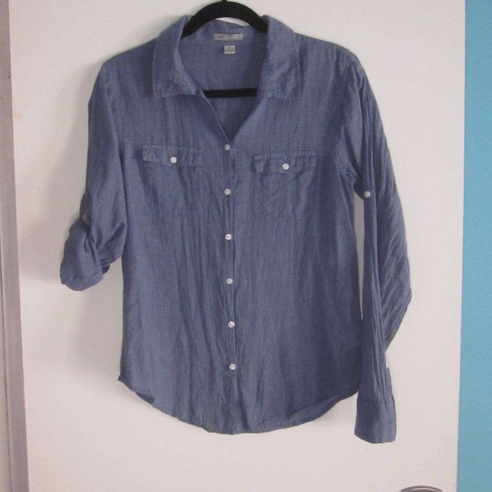 Toad&Co Horny Toad Womens Blue Button Up Shirt Size S Size S / US 4 / IT 40 - 2 Thumbnail