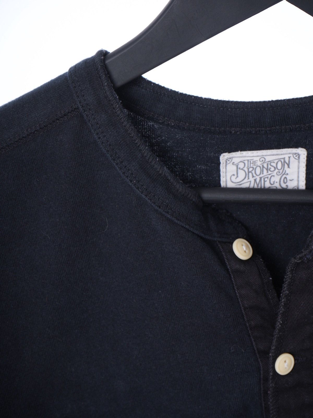Bronson MFG. CO. Bronson Mfg. Co. Long Sleeve Henley Neck T-shirt Men's L Size US L / EU 52-54 / 3 - 3 Thumbnail