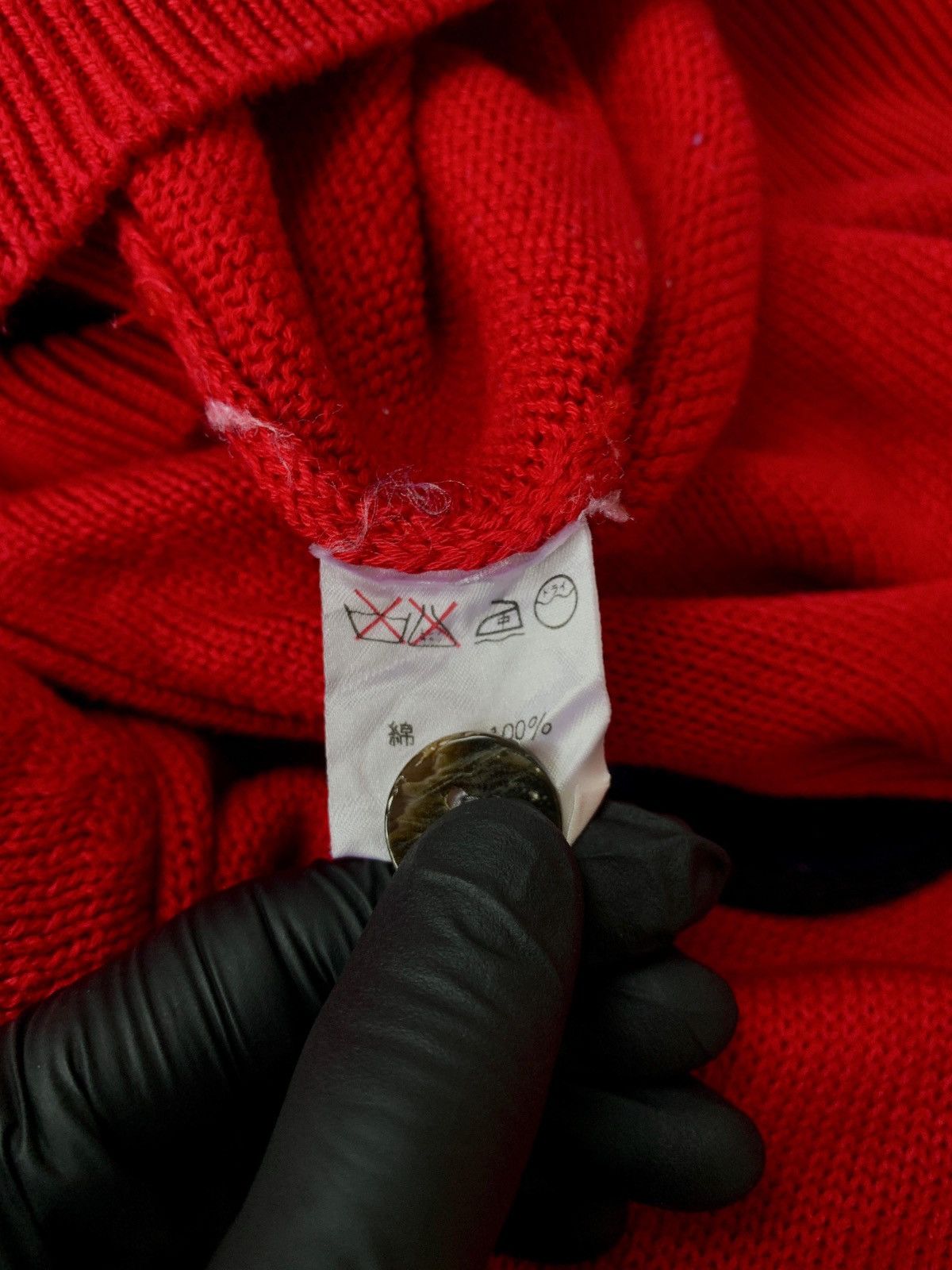 Issey Miyake FREE TAX! IS Team Patched Cardigan Knit Jacket - Medium Size US M / EU 48-50 / 2 - 7 Thumbnail