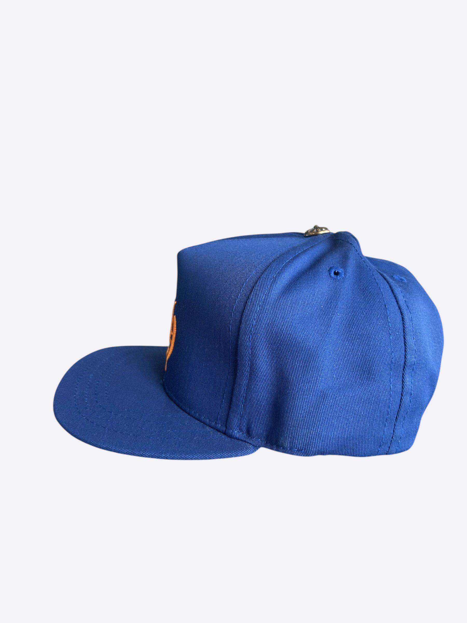 Chrome Hearts Chrome Hearts Blue & Orange CH Logo Hat Size ONE SIZE - 4 Thumbnail