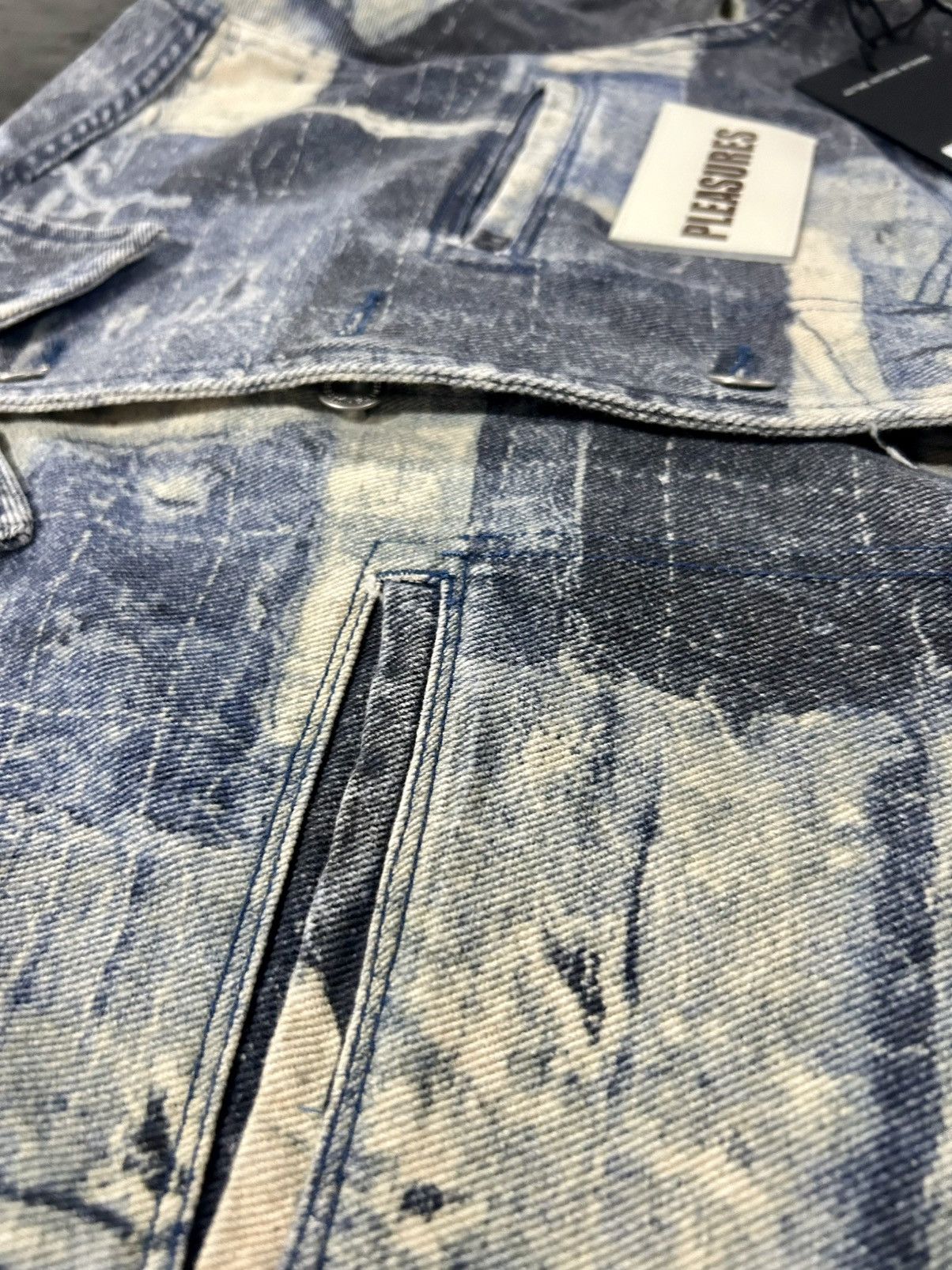 Pleasures PLEASURES Boro Work Jacket – Indigo Size US M / EU 48-50 / 2 - 10 Thumbnail