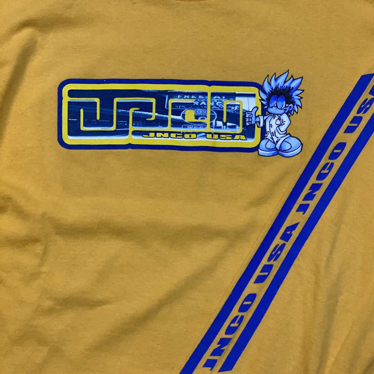 JNCO Vintage JNCO Scientist Character Graphic Longsleeve shirt Size US L / EU 52-54 / 3 - 4 Thumbnail