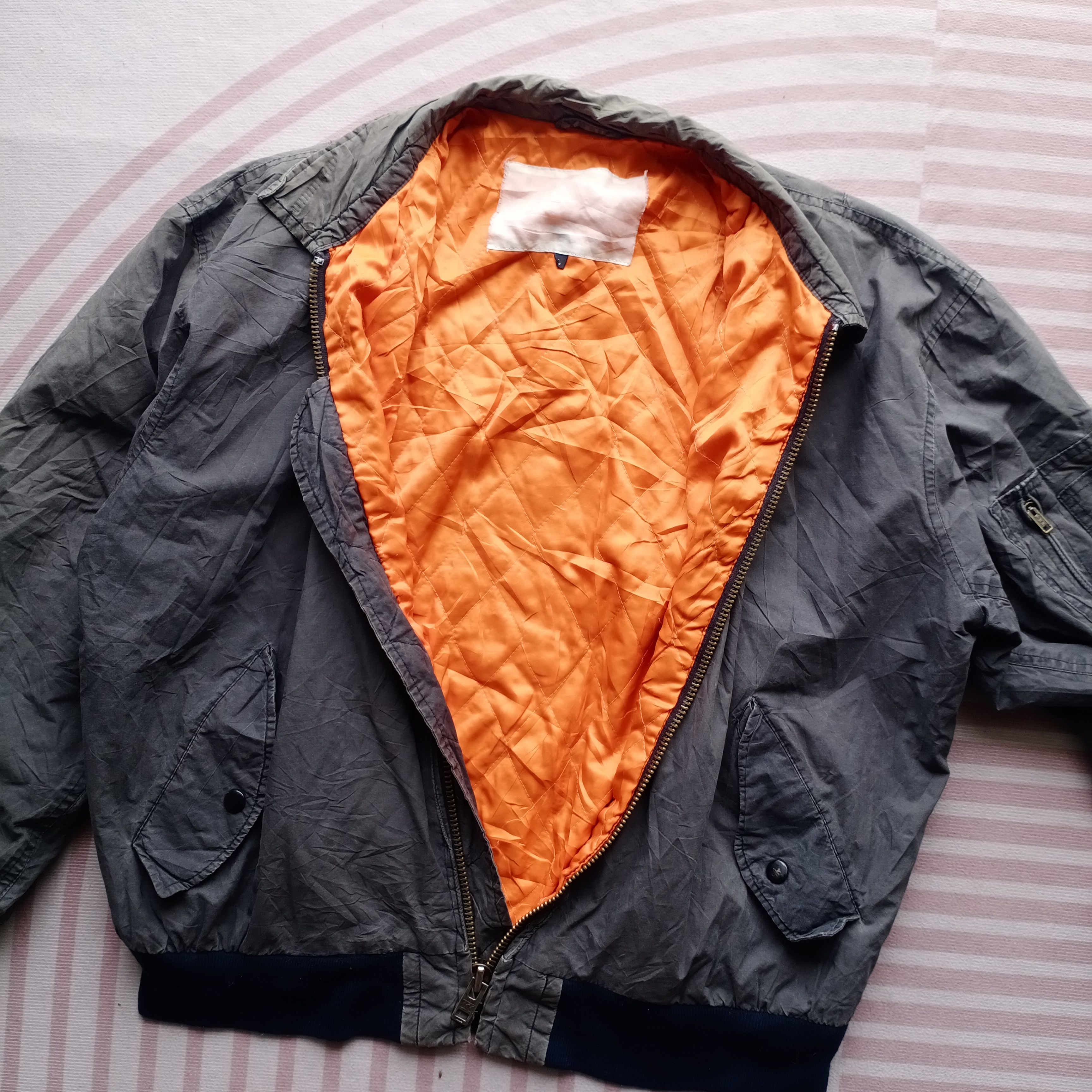 Japanese Brand × Vintage Vintage Jumper Bomber Jacket Fly Military MA Army Size US L / EU 52-54 / 3 - 7 Thumbnail